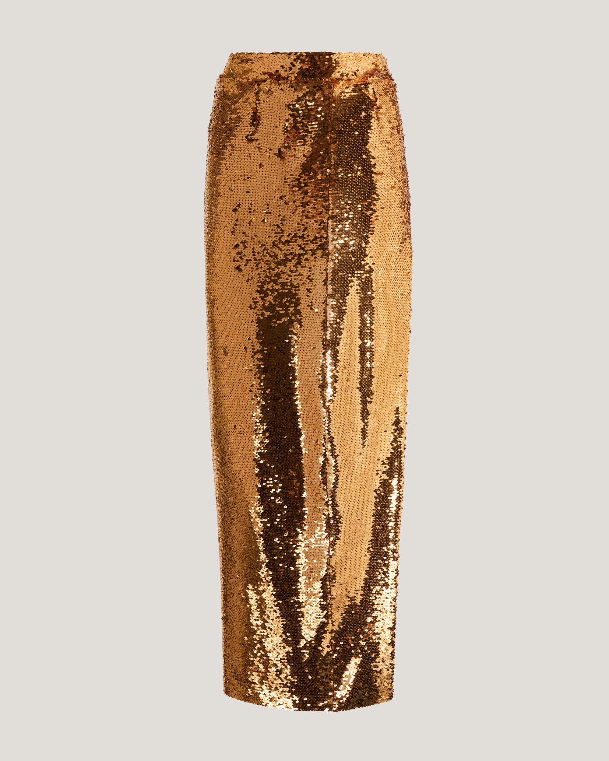 NOUVIDA XL Skirt Flowy Lined Gored w/Unpressed Pleats Beige