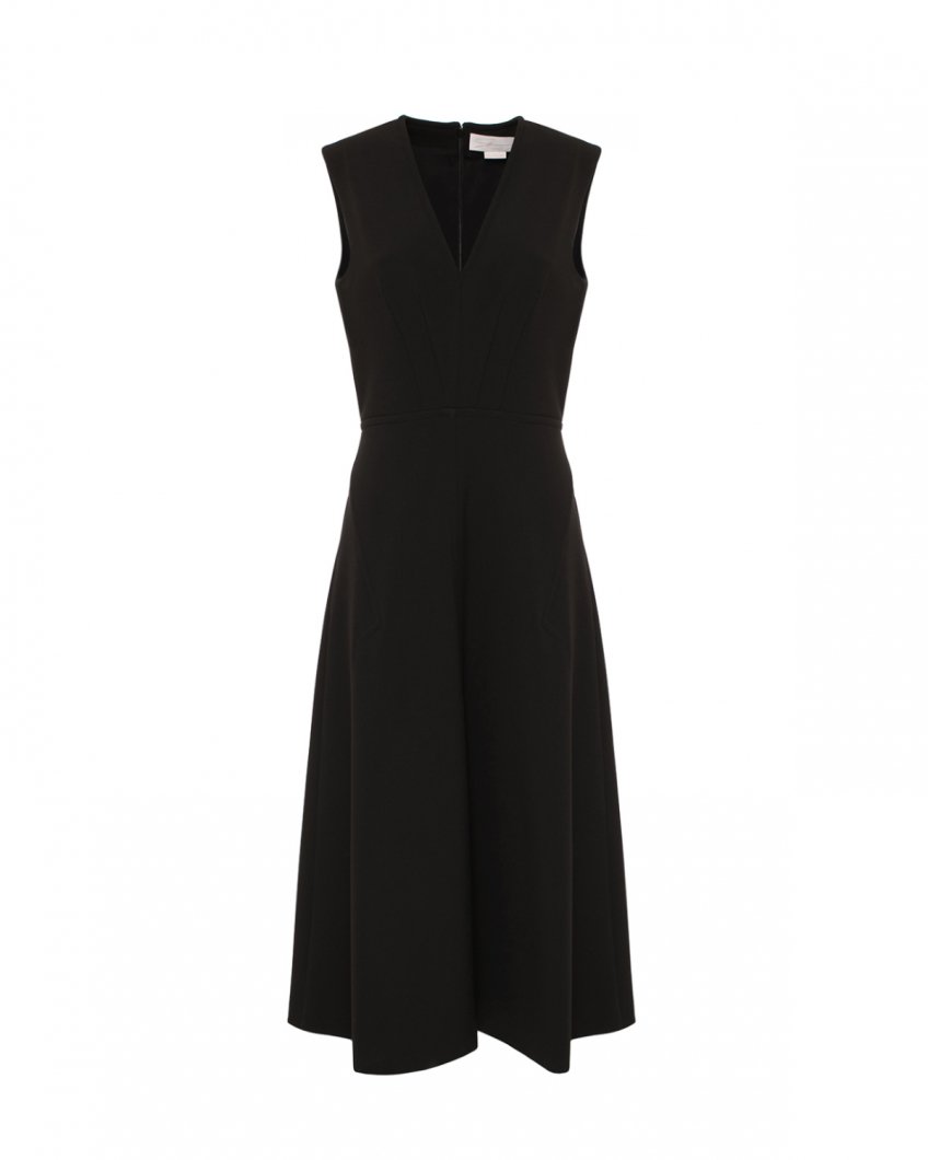 Black sleeveless dress 