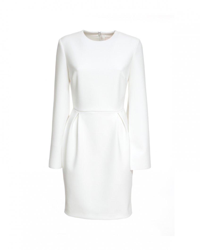White open sleeve dress