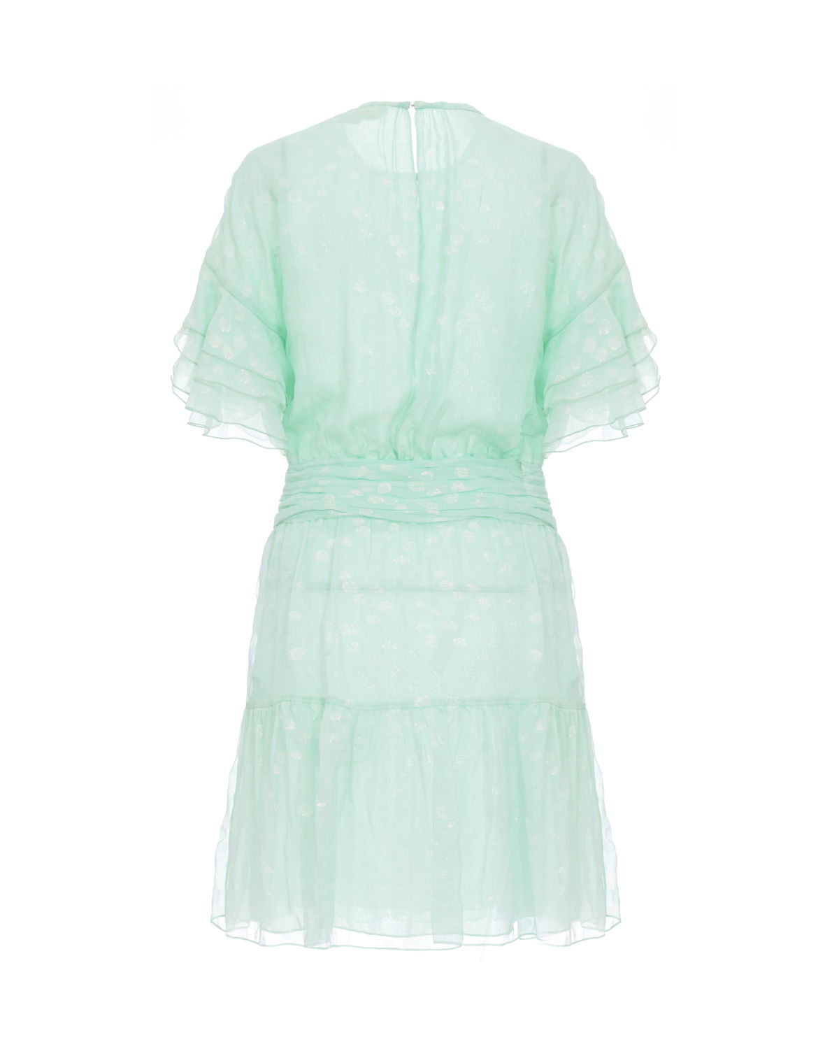 Flounced silk dress | Temporary Flash Sale | Genny