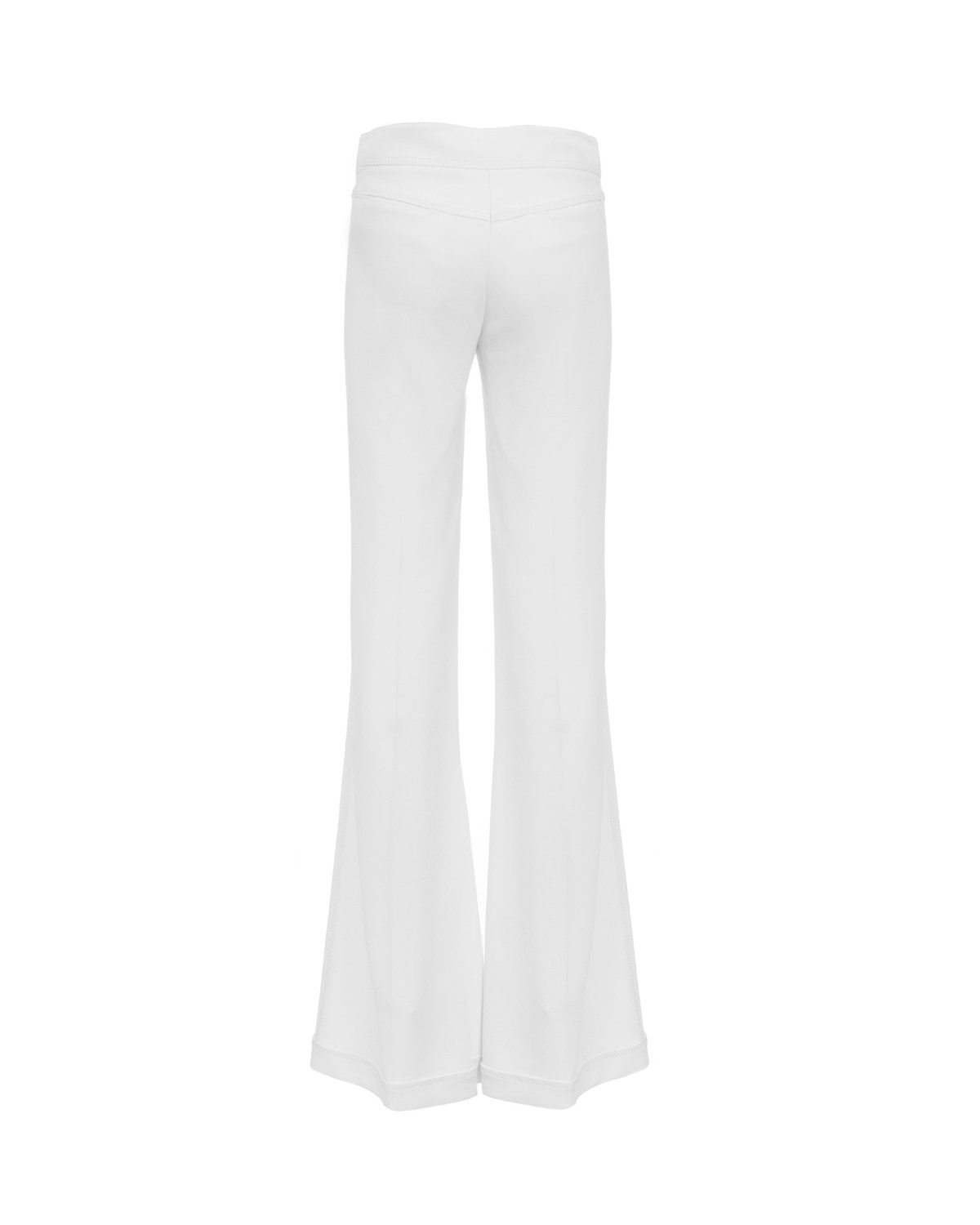 White stretch-cady pants | -40% | Genny
