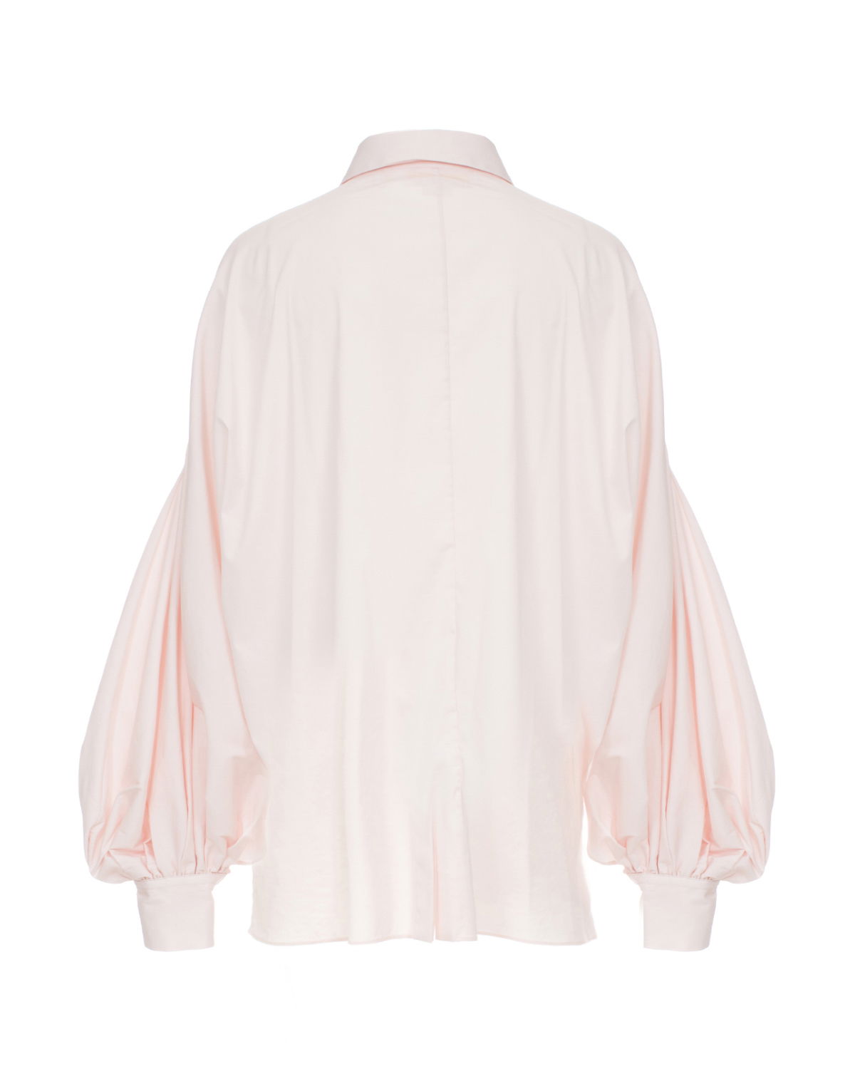 Light pink cotton blouse with wide sleeves | Temporary Flash Sale | Genny