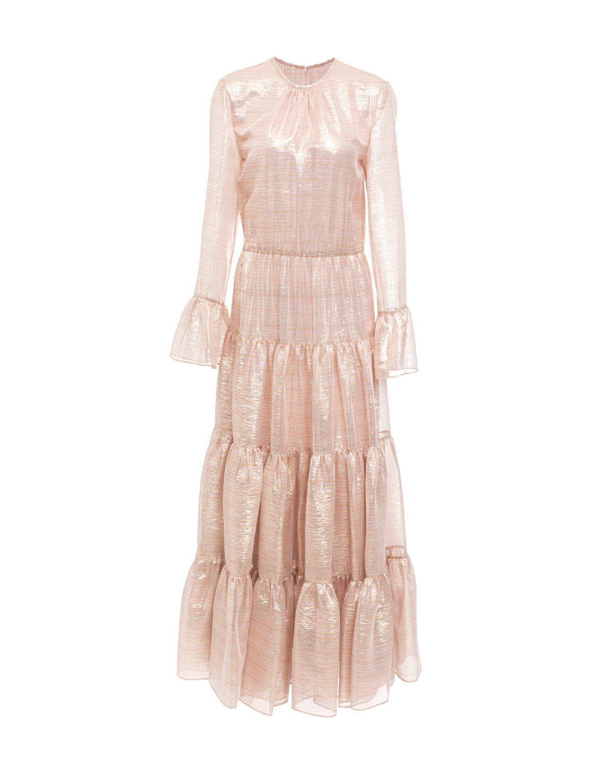 Ruffled silk maxi dress | Temporary Flash Sale, -40% | Genny
