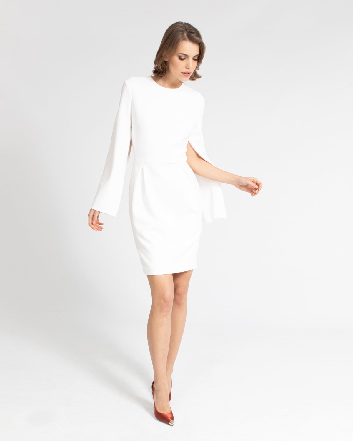 White open sleeve dress | -40% | Genny