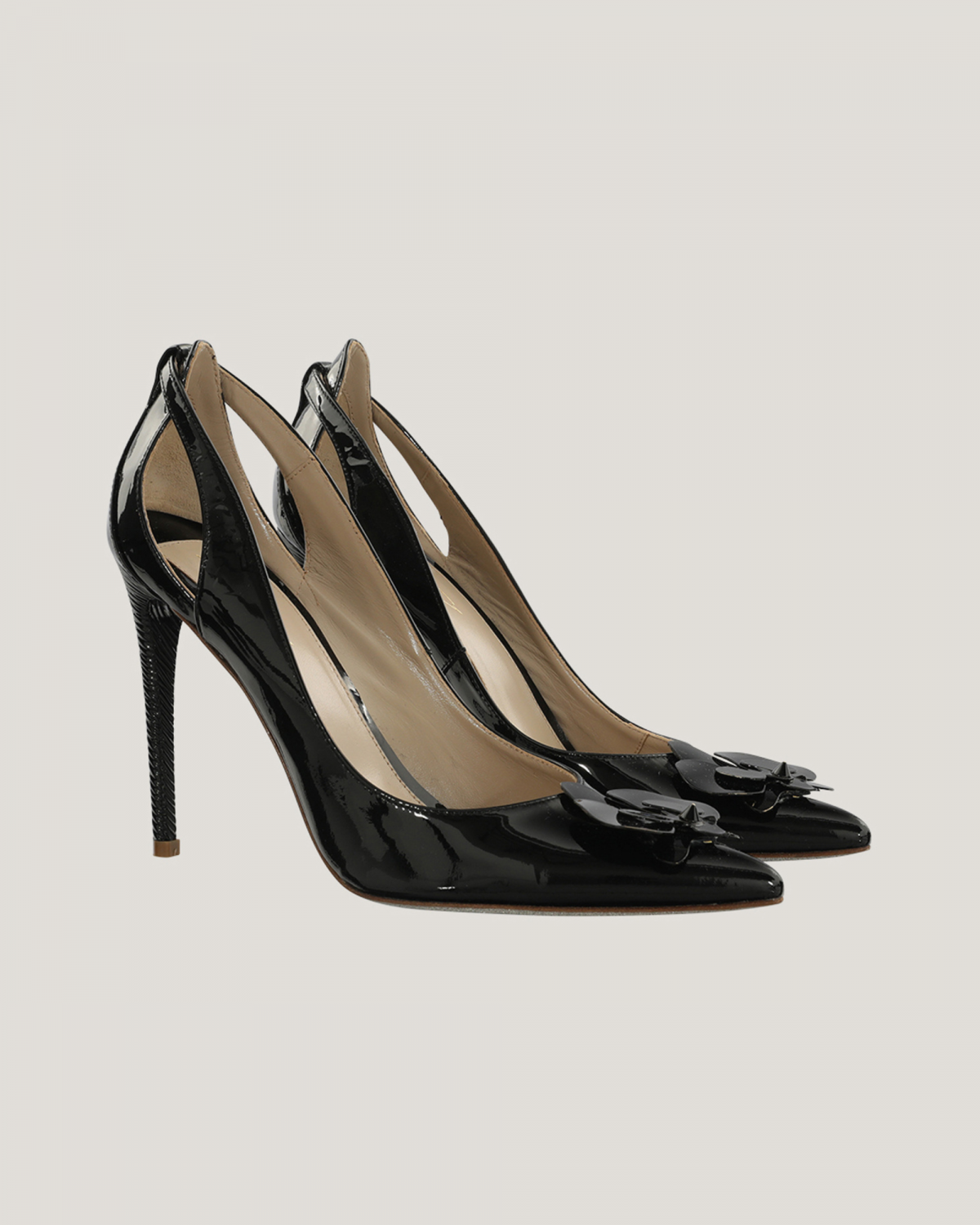 Patent leather Orchid pumps | hide_category, Shoes , Pumps | Genny