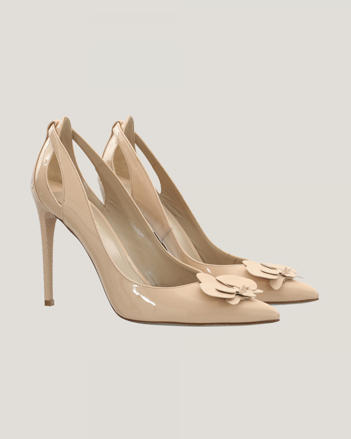 Patent leather Orchid pumps | hide_category, Shoes , Pumps | Genny