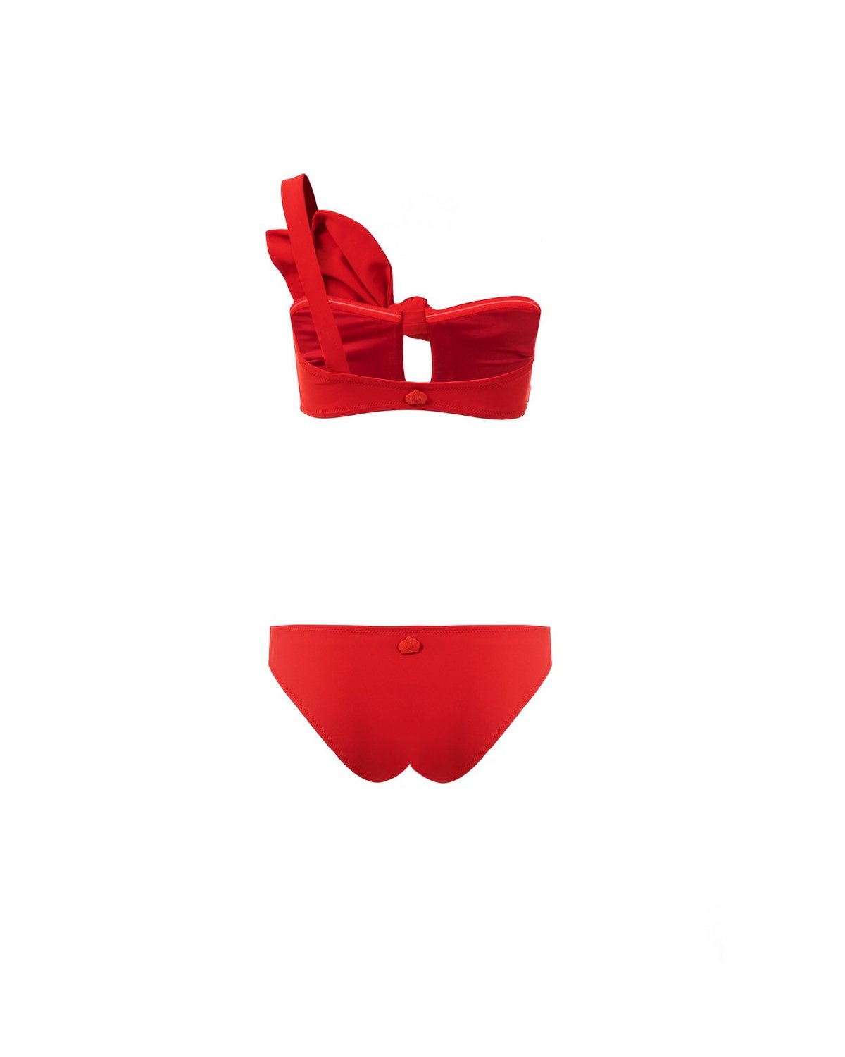 Bikini rosso monospalla con fiocco | Swimwear, Collezione Capri | Genny