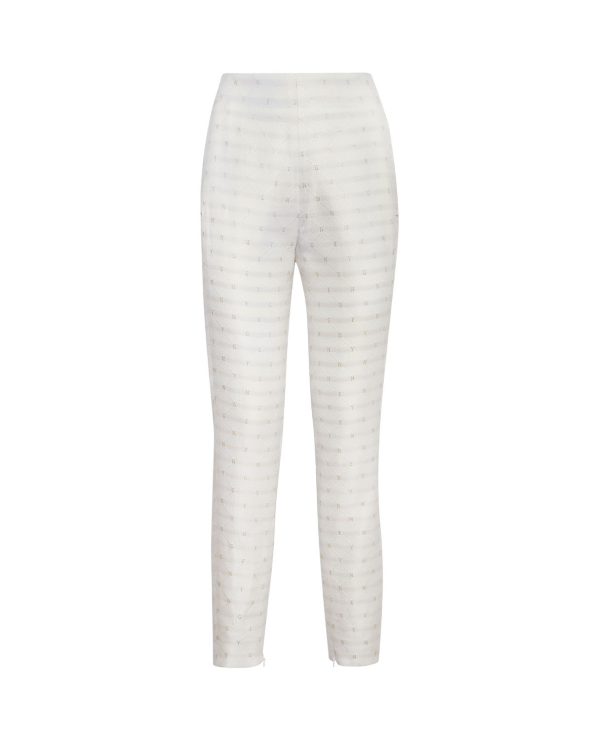 Jacquard high-rise trousers | hide_category | Genny