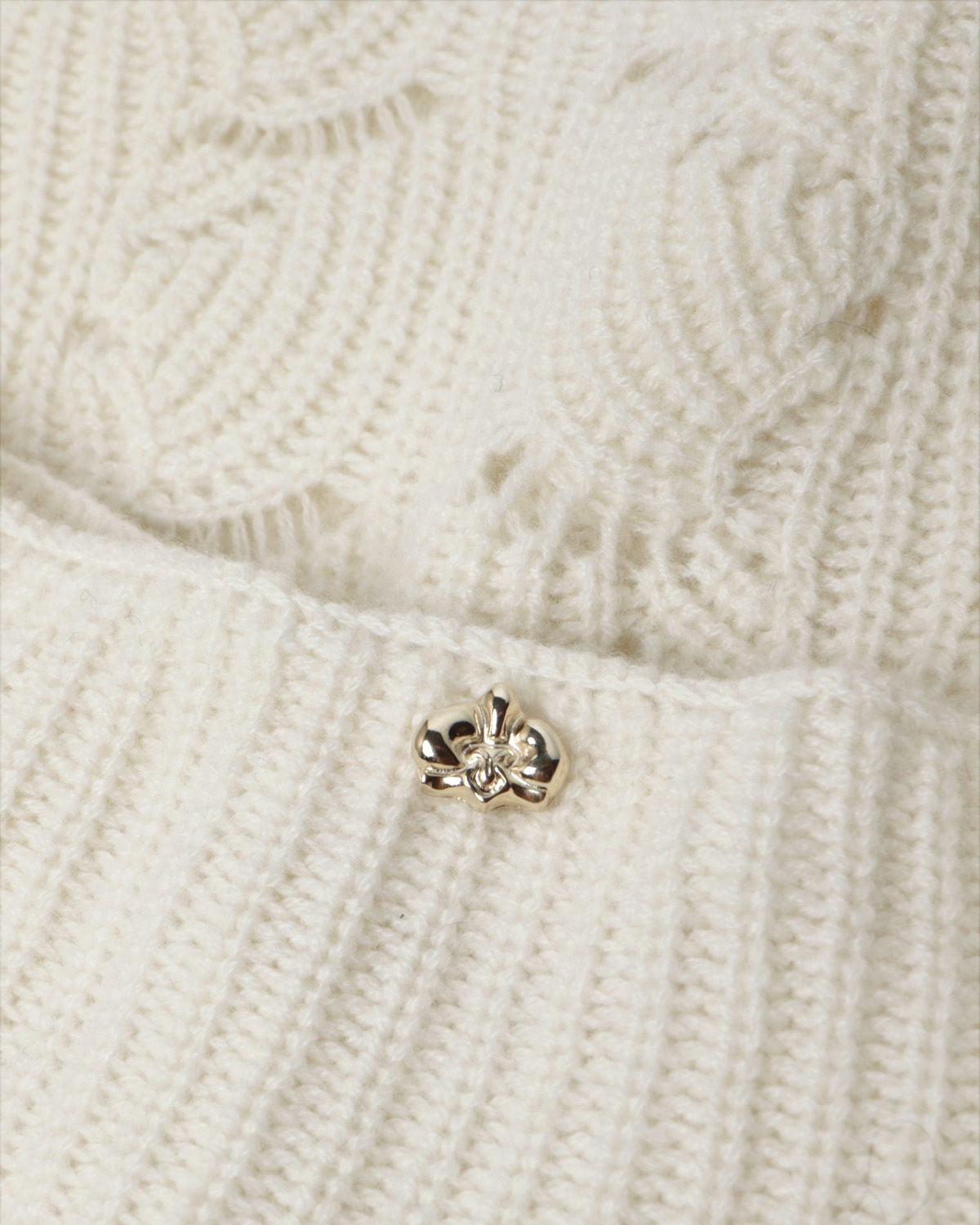 White cashmere sweater | hide_category | Genny