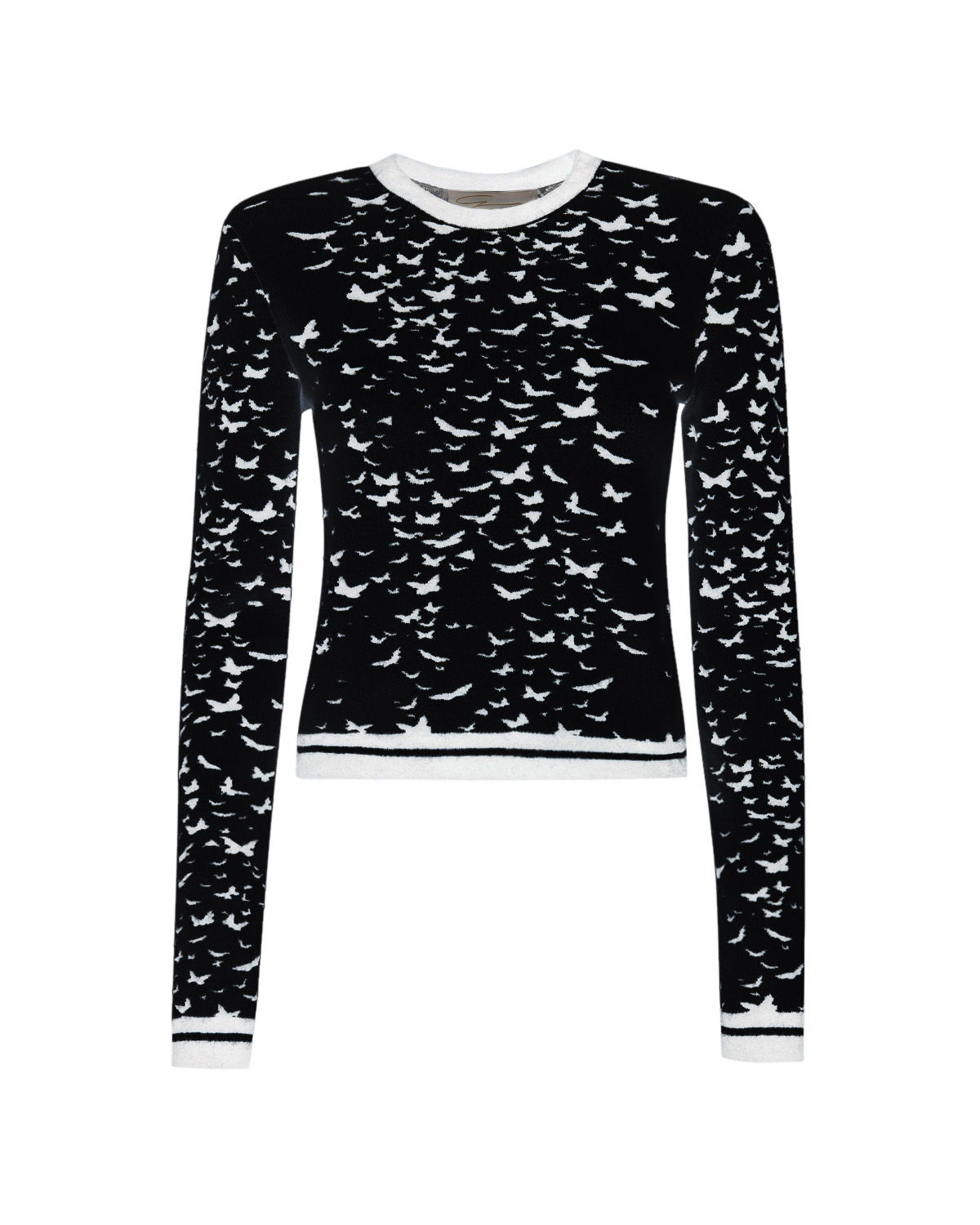 Black butterflies knitted sweater | hide_category | Genny