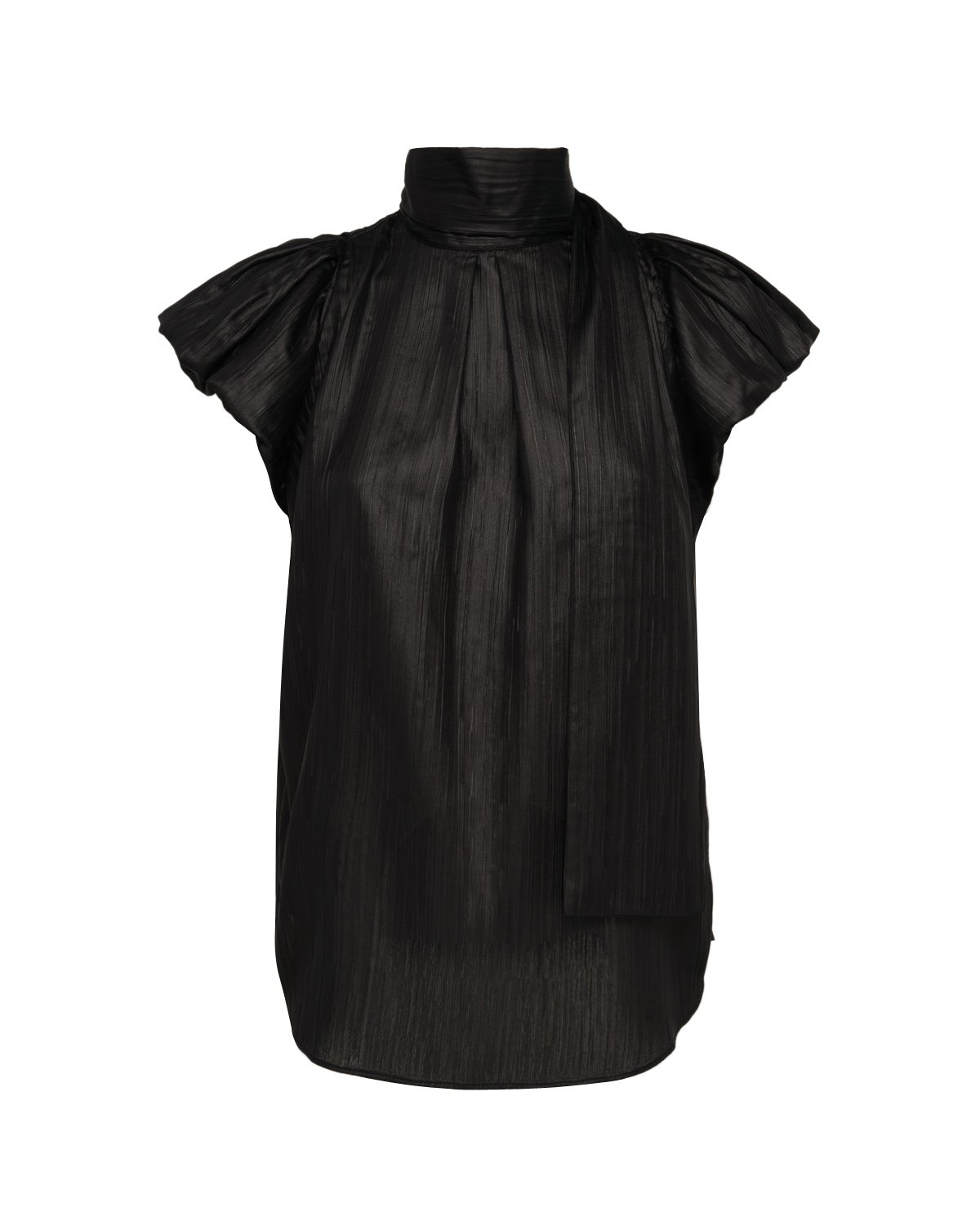 Black top with puffball sleeves | Party Collection | Genny