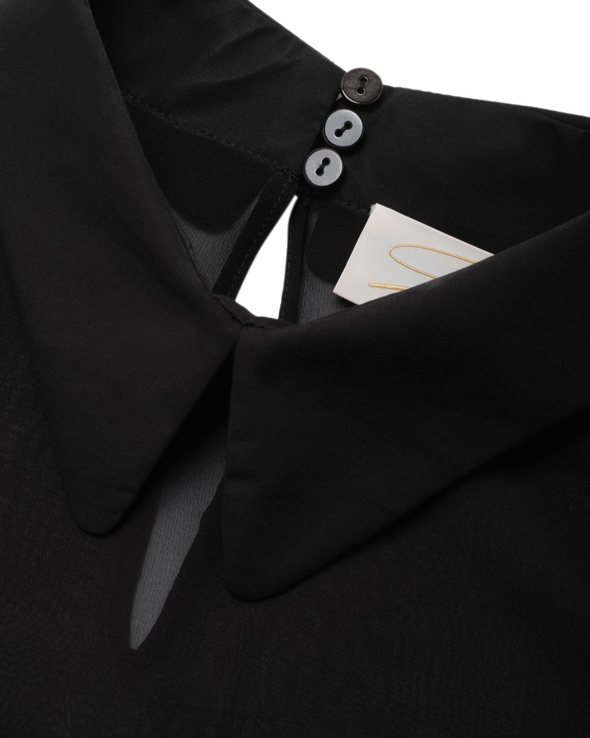 Black transparent silk top | | Genny