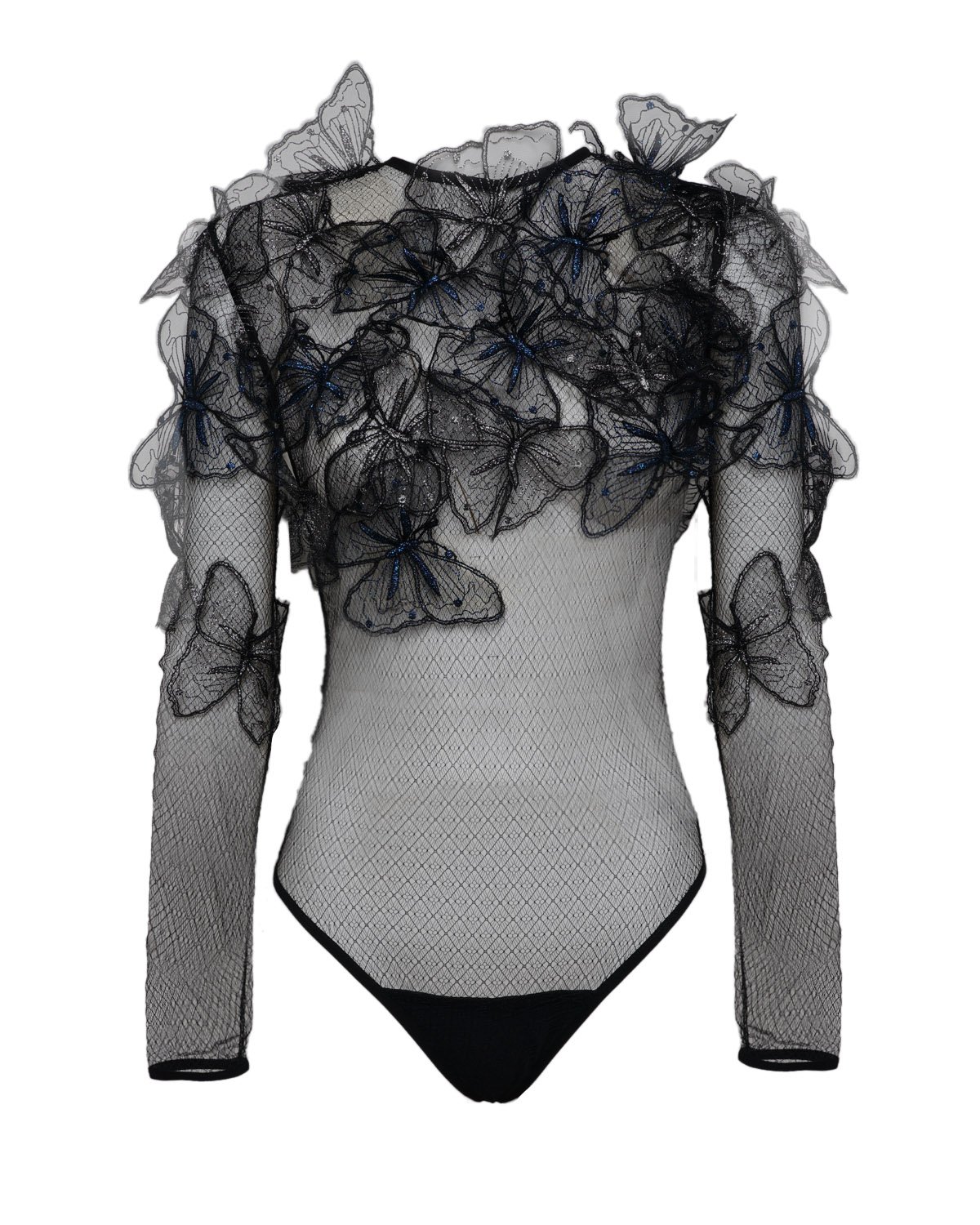 Lace bodysuit with butterflies | Party Collection | Genny