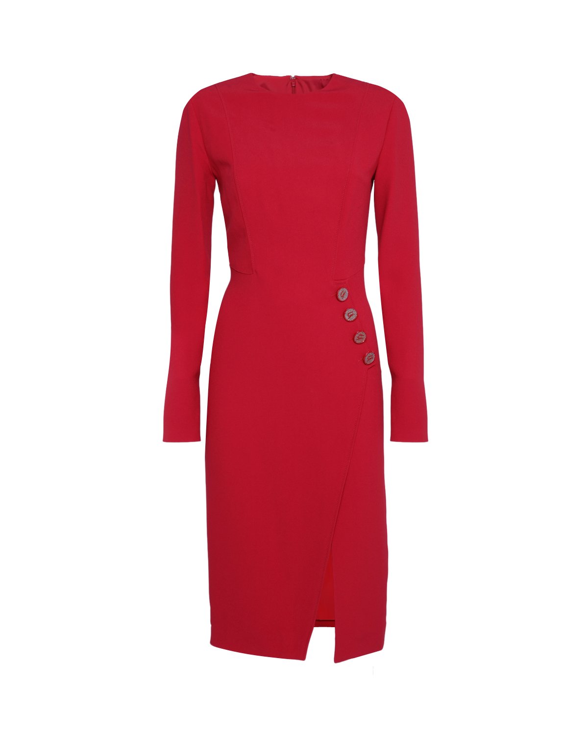 Red buttons-detailed dress | Party Collection | Genny