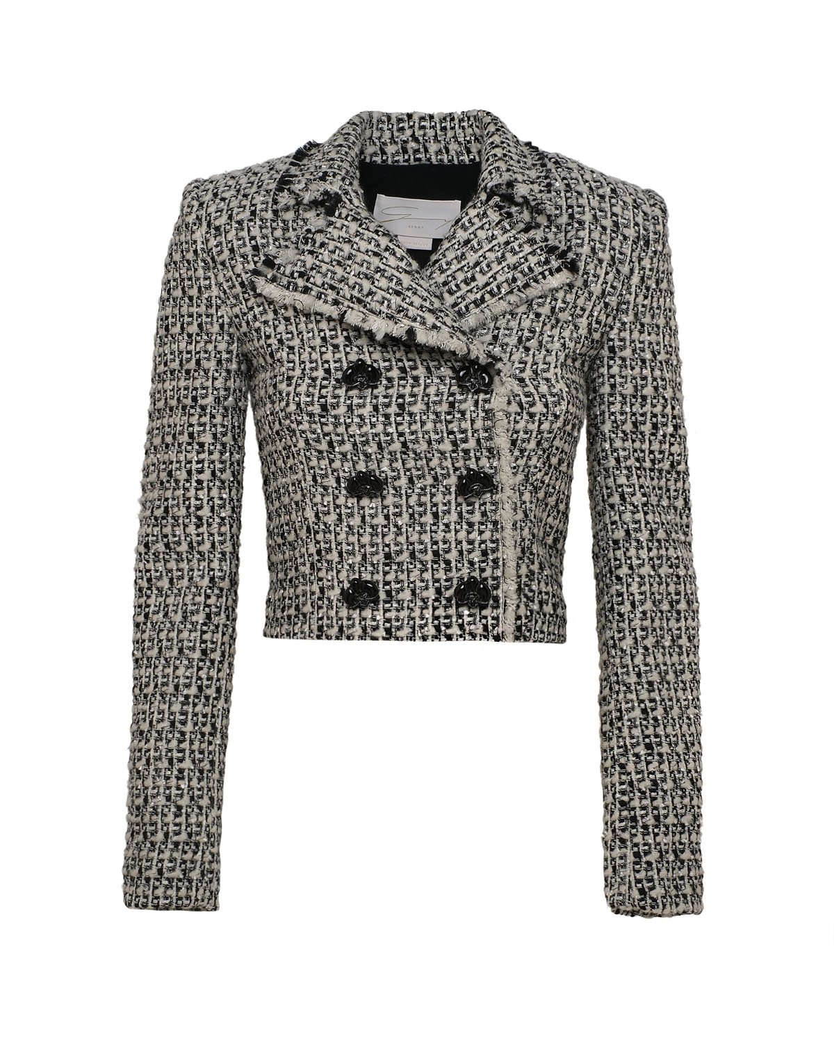 Jacquard lamé-trimmed blazer | This week new arrivals | Genny