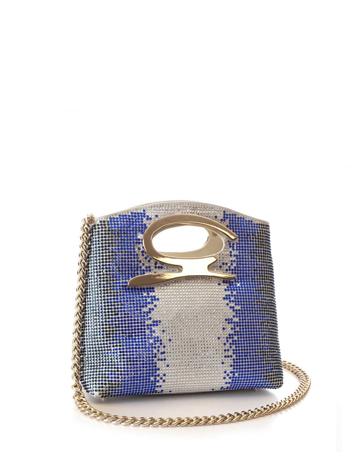 Hand bag with blue shades | | Genny
