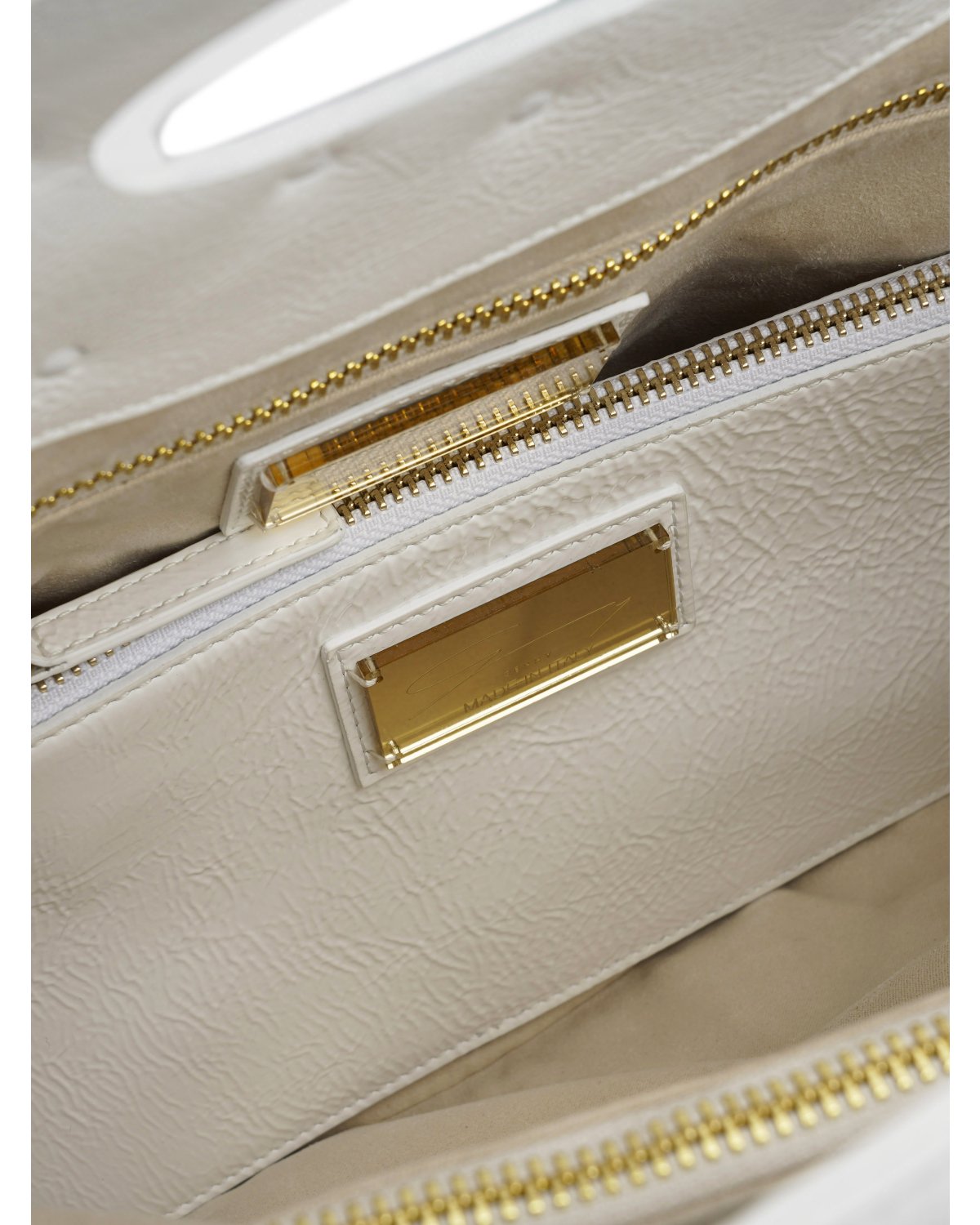 White bag with orchids | Accessories, Bags, 73_74, Mid season sale -40%, Summer Sale | Genny