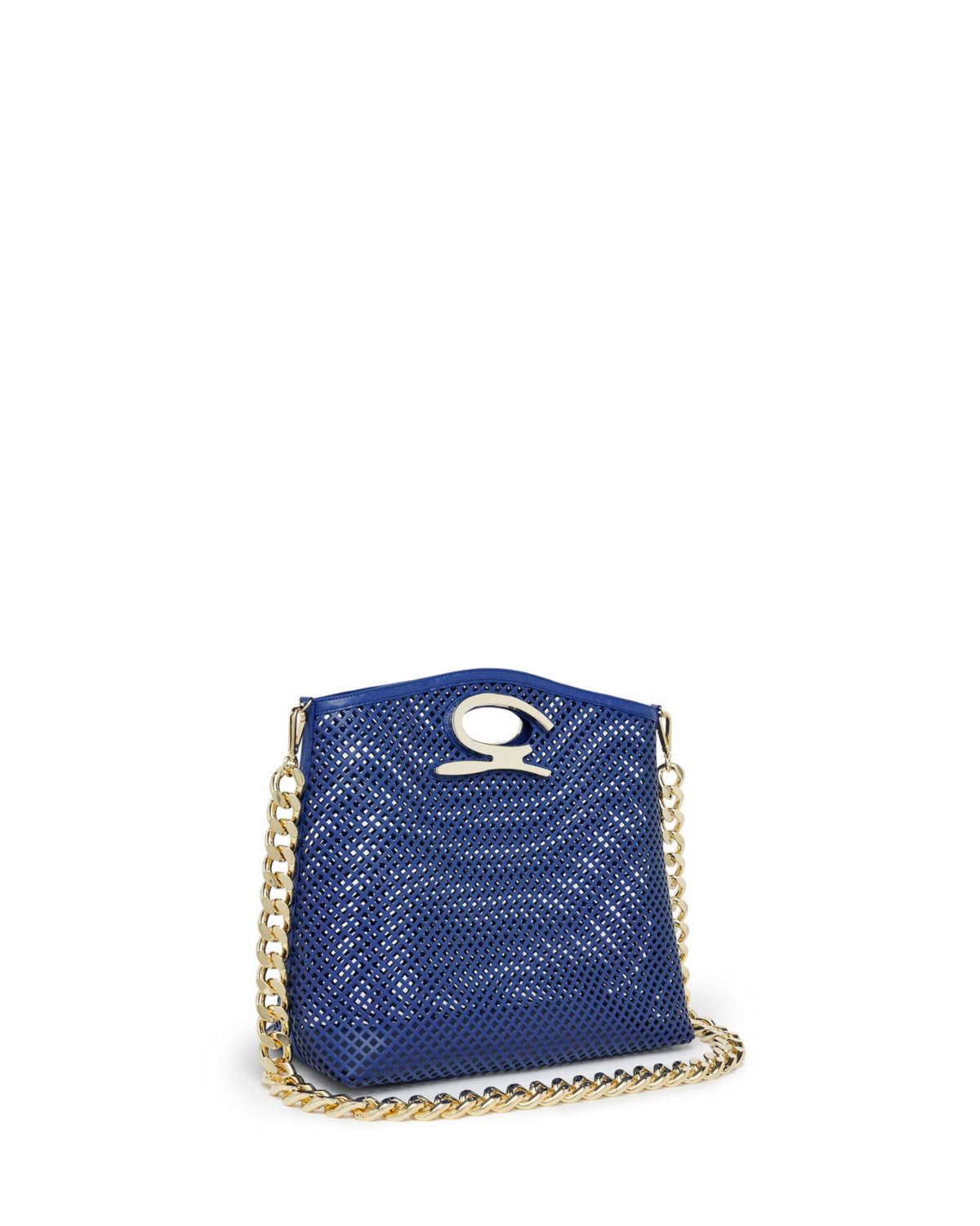 Blue bag with logo handle | Accessories, 73_74, Mid season sale -40%, Summer Sale | Genny