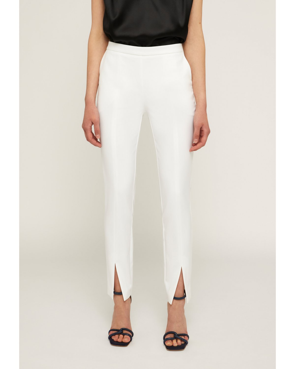 Split front slim trousers | 73_74, Mid season sale -40%, Summer Sale | Genny