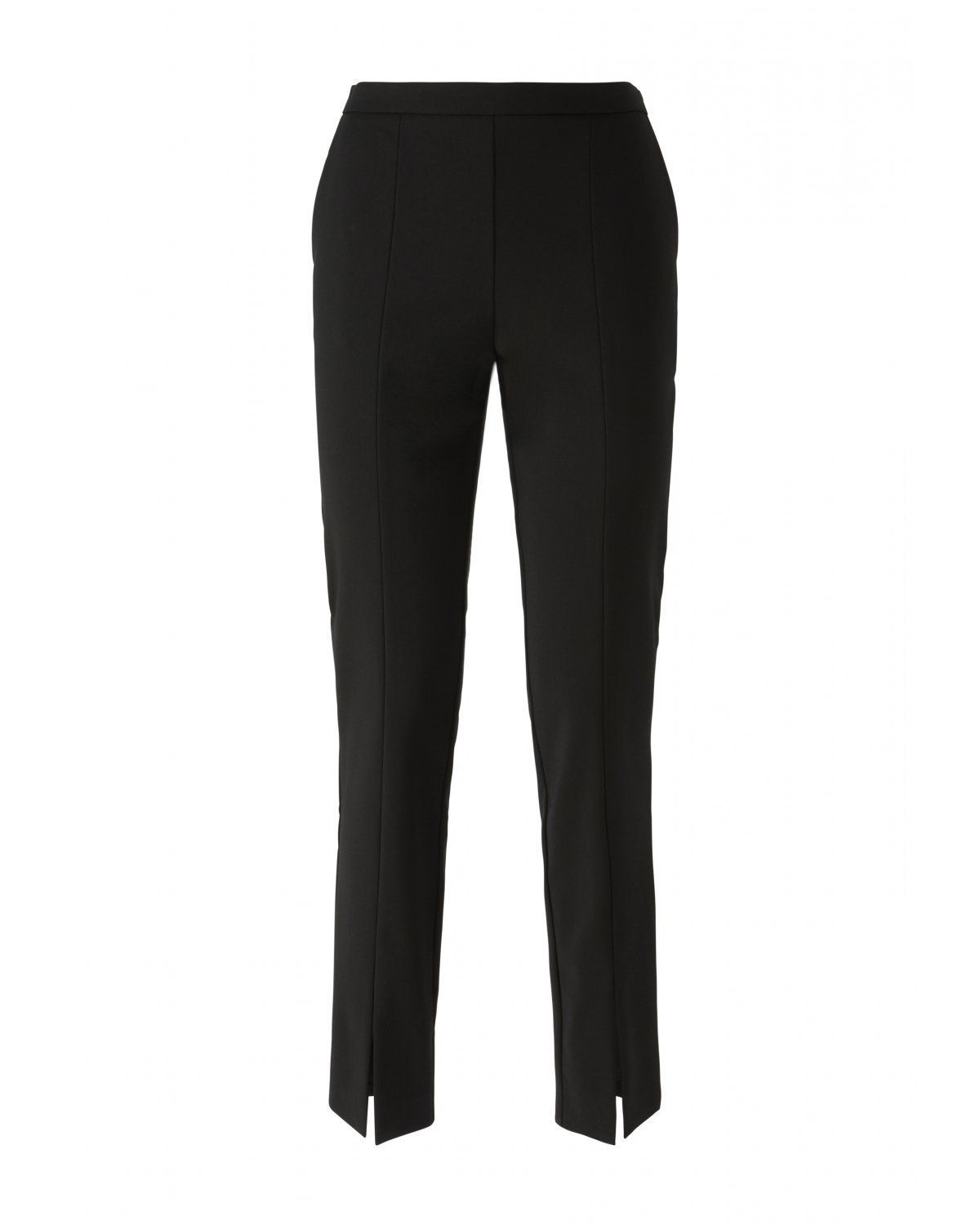 Split front slim black trousers | 73_74, Mid season sale -40%, Summer Sale | Genny