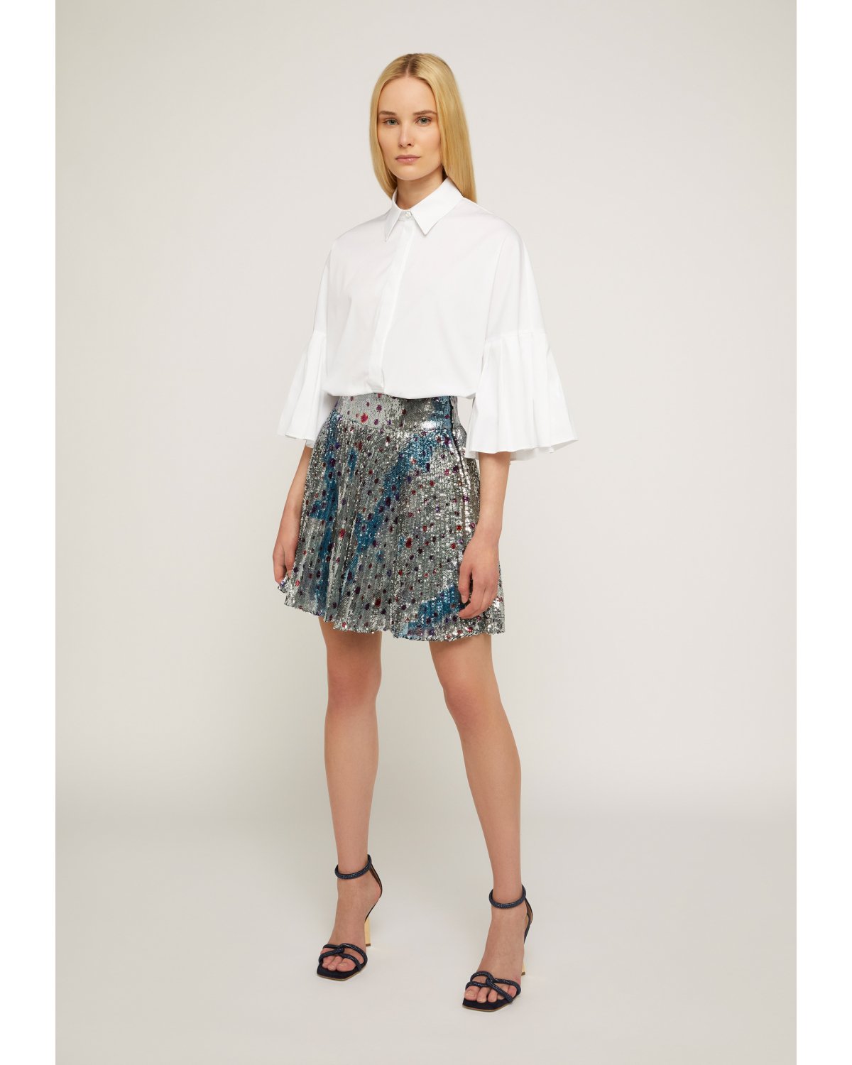 Pleated mini skirt | 73_74, Mid season sale -40%, Summer Sale | Genny