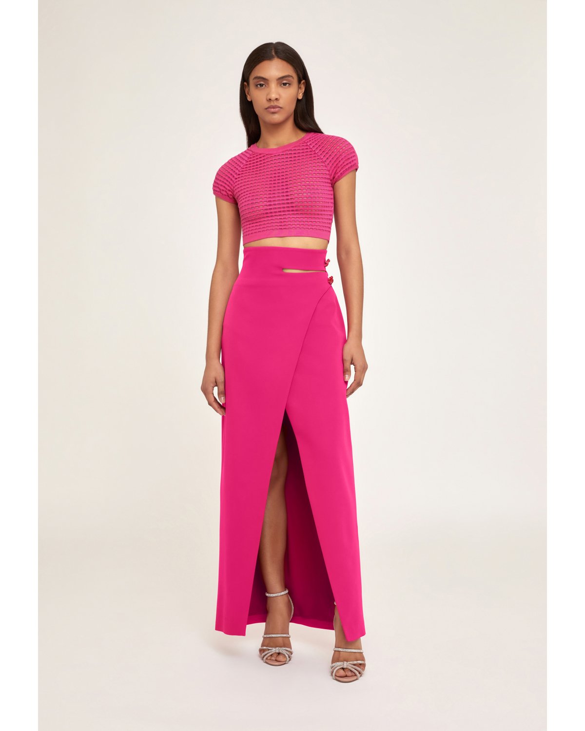 Fuchsia iconic crop top | gregoracci-carousel-3, Iconic Capsule Collection, 73_74 | Genny