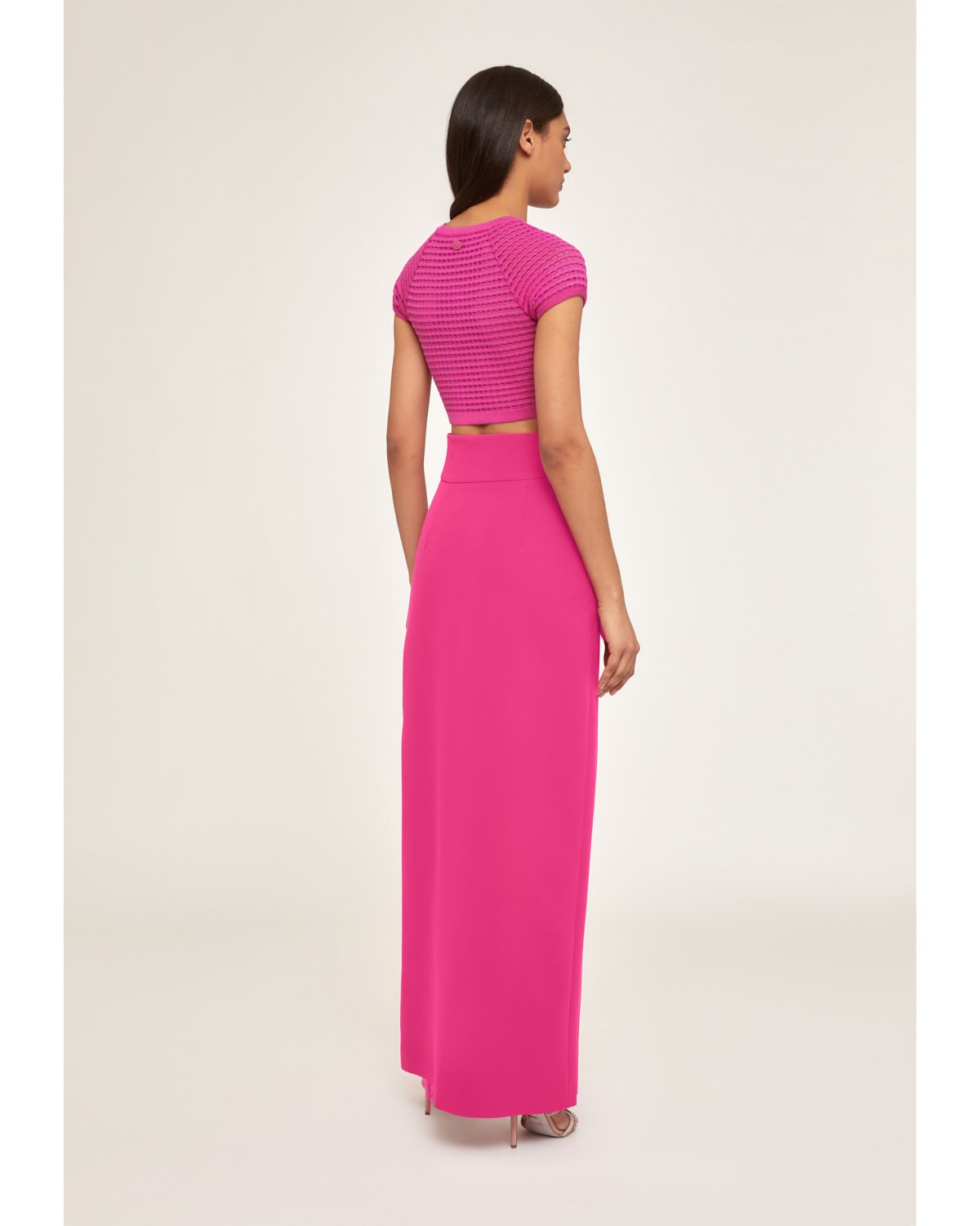Fuchsia iconic crop top | gregoracci-carousel-3, Iconic Capsule Collection, 73_74 | Genny