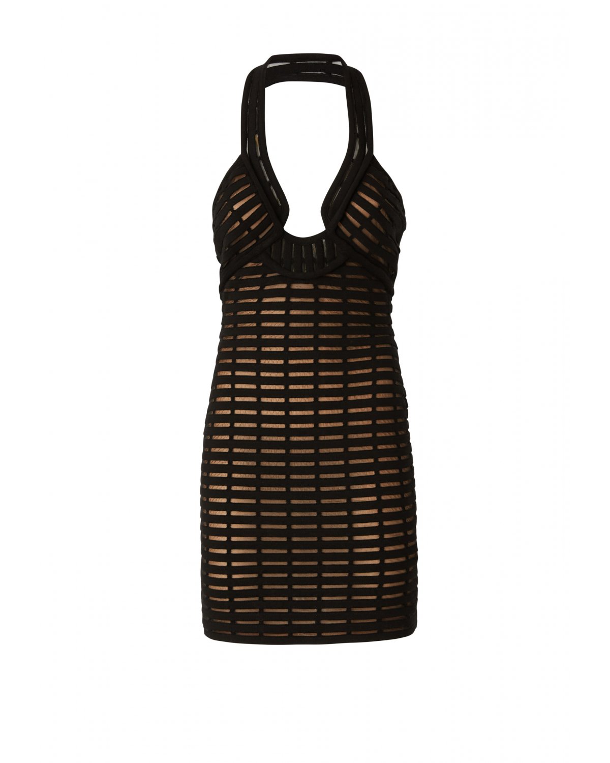 Black iconic dress with halter neckline | Iconic Capsule Collection, 73_74 | Genny