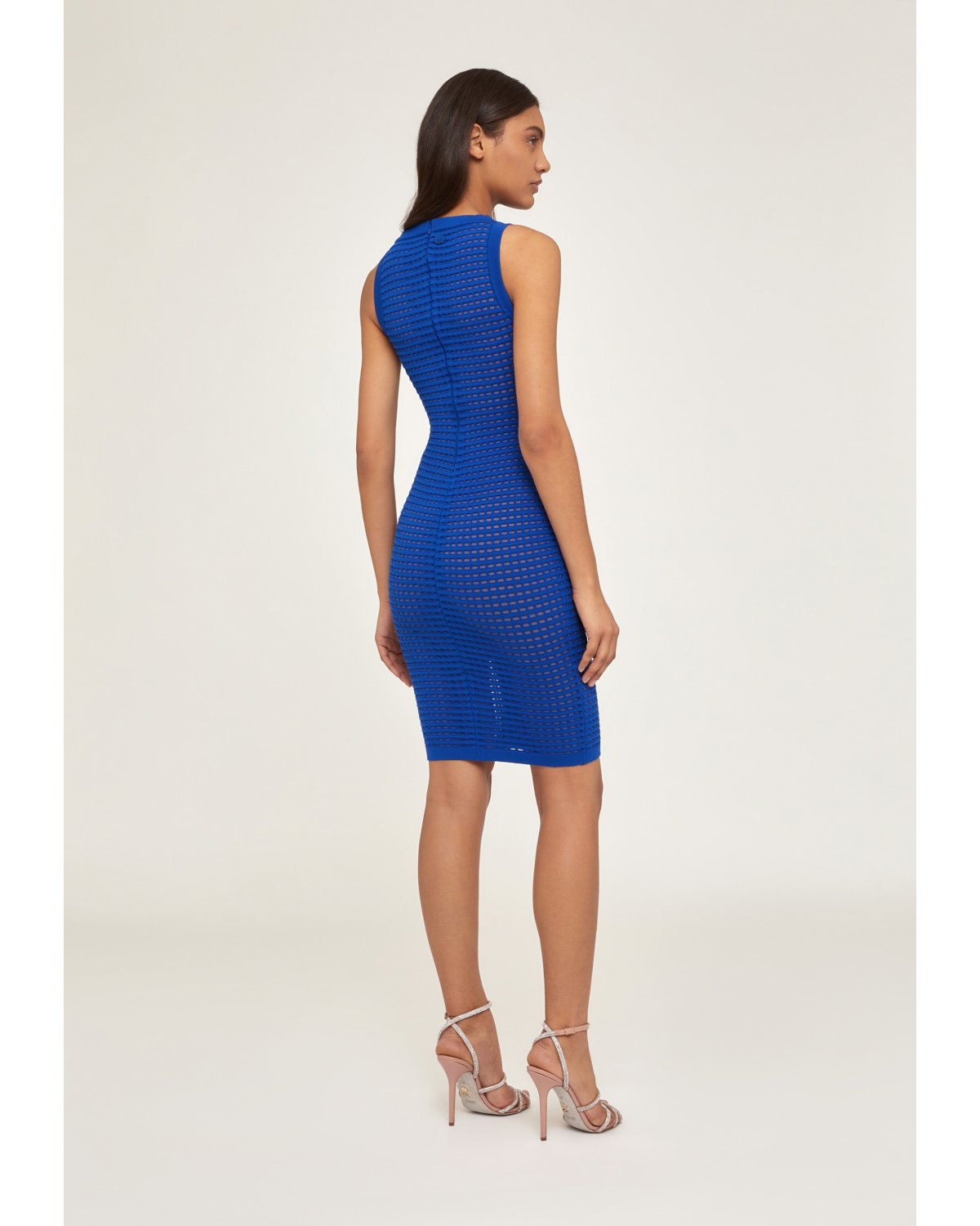 Blue jacquard iconic dress | Iconic Capsule Collection, 73_74 | Genny