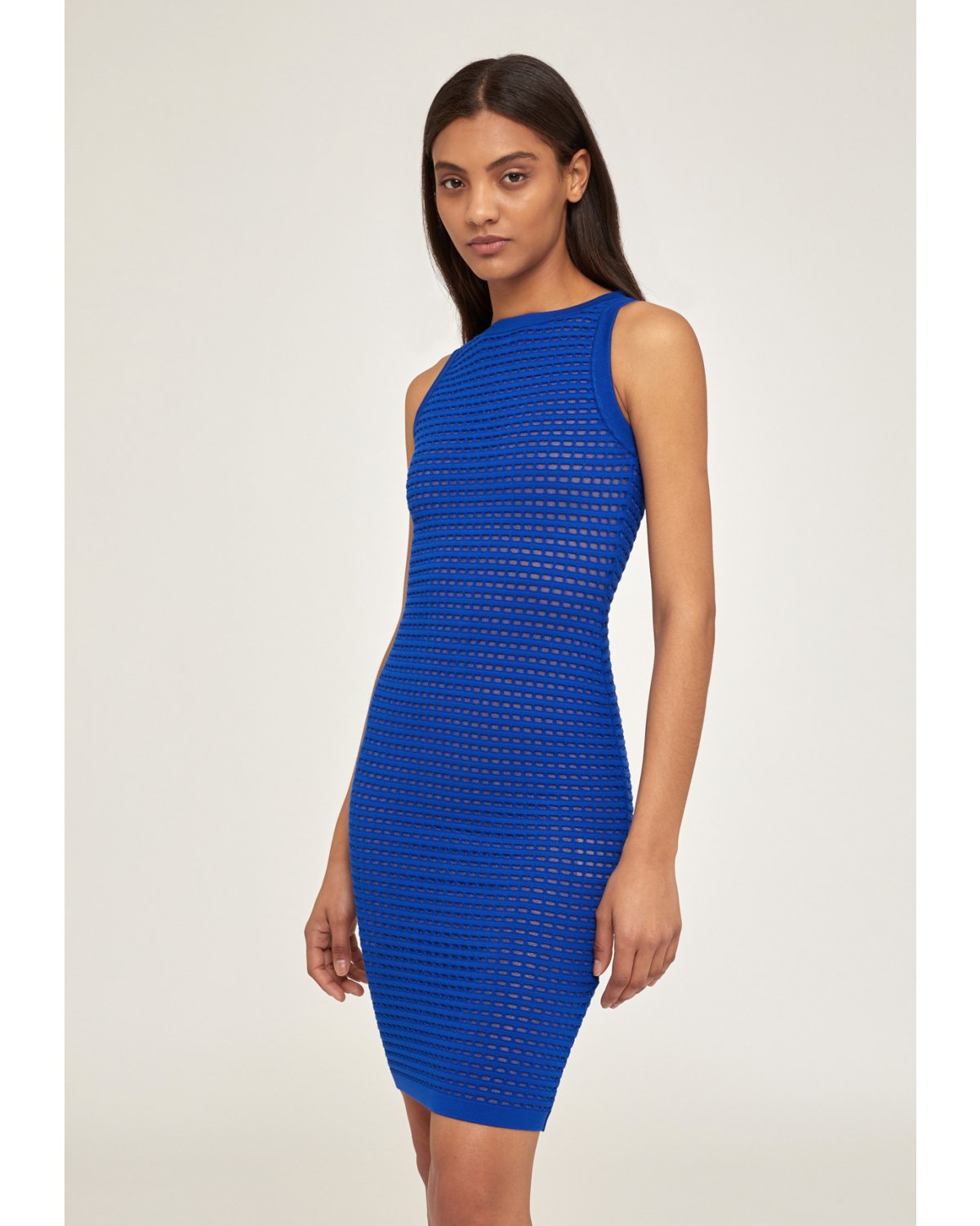 Blue jacquard iconic dress | Iconic Capsule Collection, 73_74 | Genny