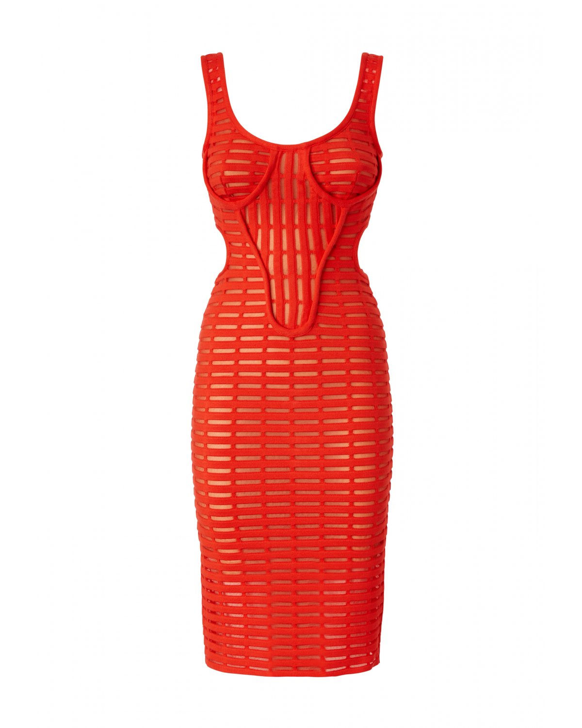 Red iconic dress with cut out | Iconic Capsule Collection, 73_74 | Genny