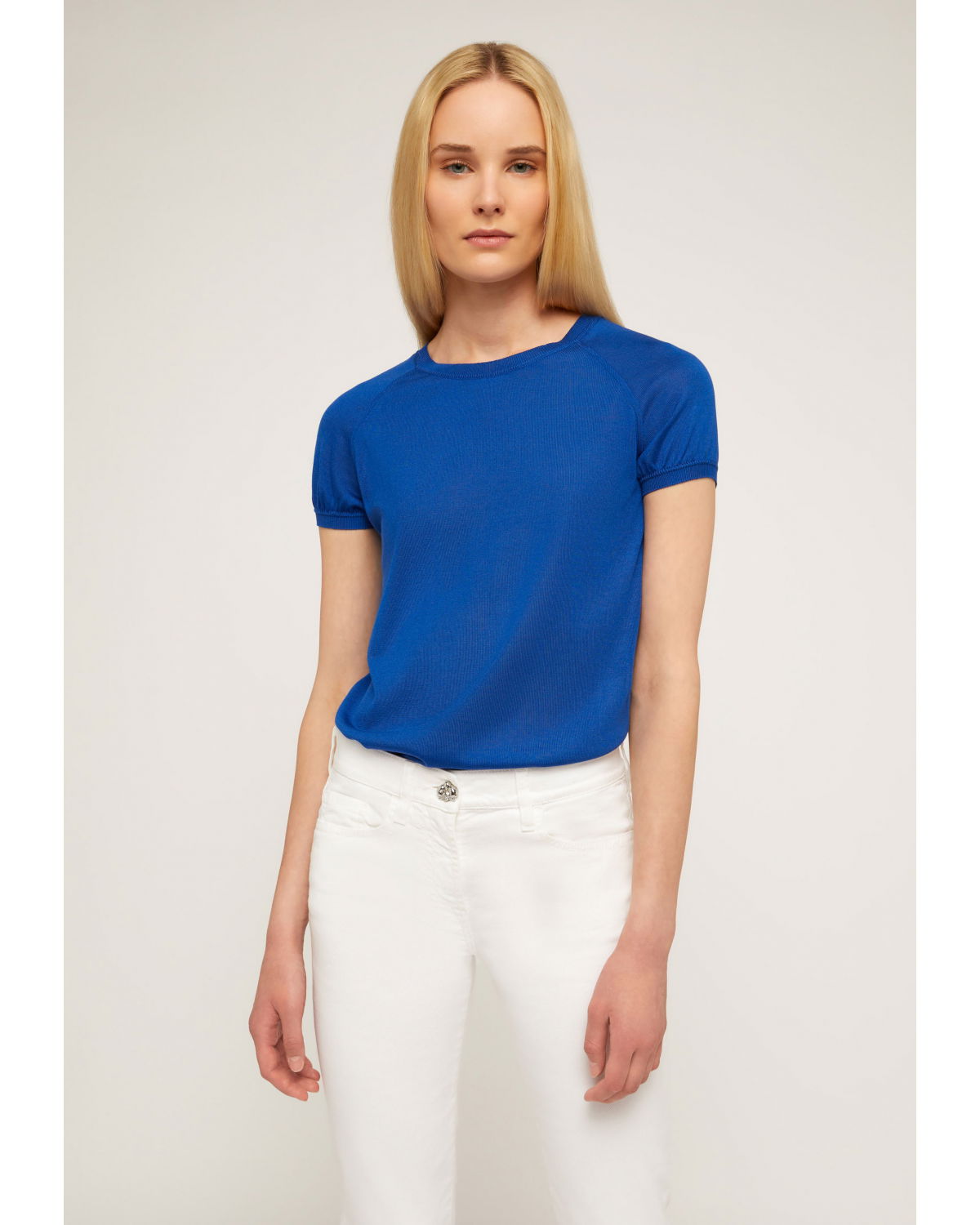Blue round neck t-shirt | | Genny