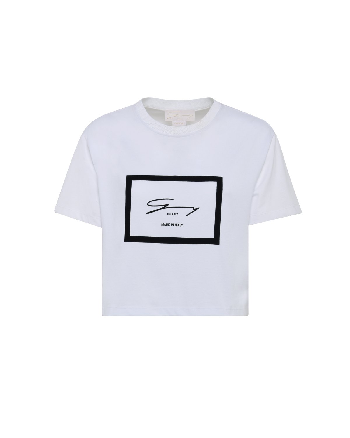 T-shirt con stampa logo | 73_74 | Genny