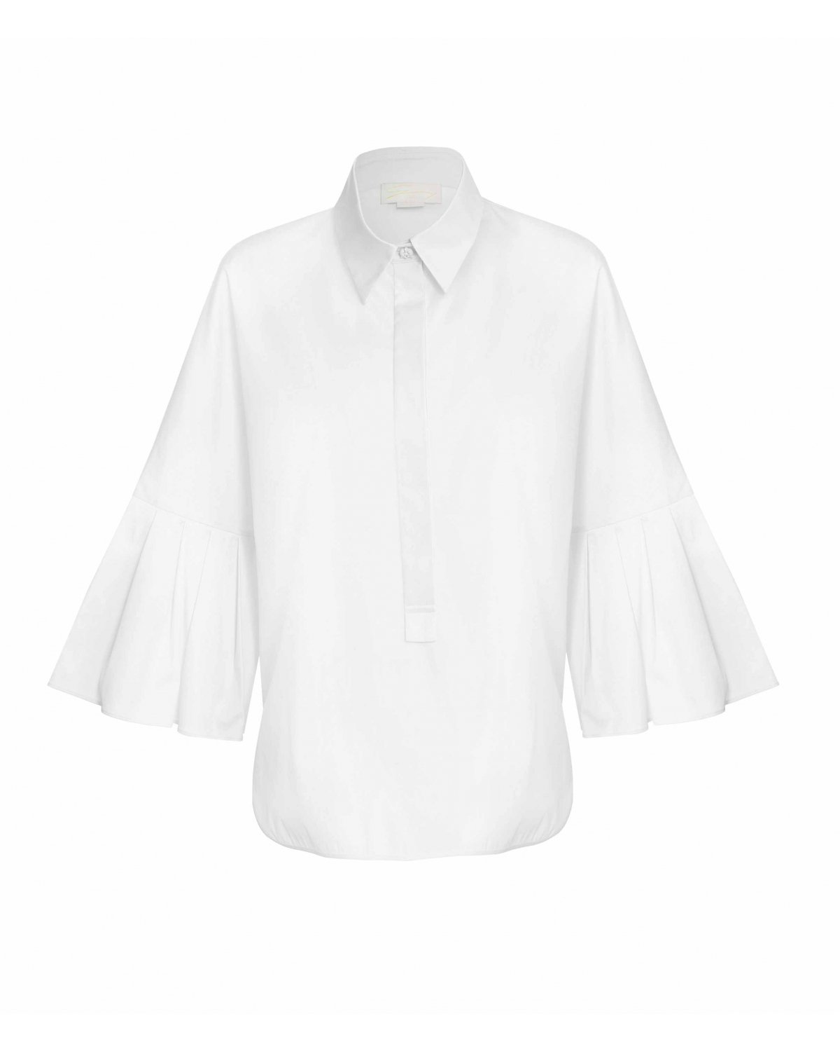 White flounced sleeve shirt | 73_74, Mid season sale -40%, Summer Sale | Genny