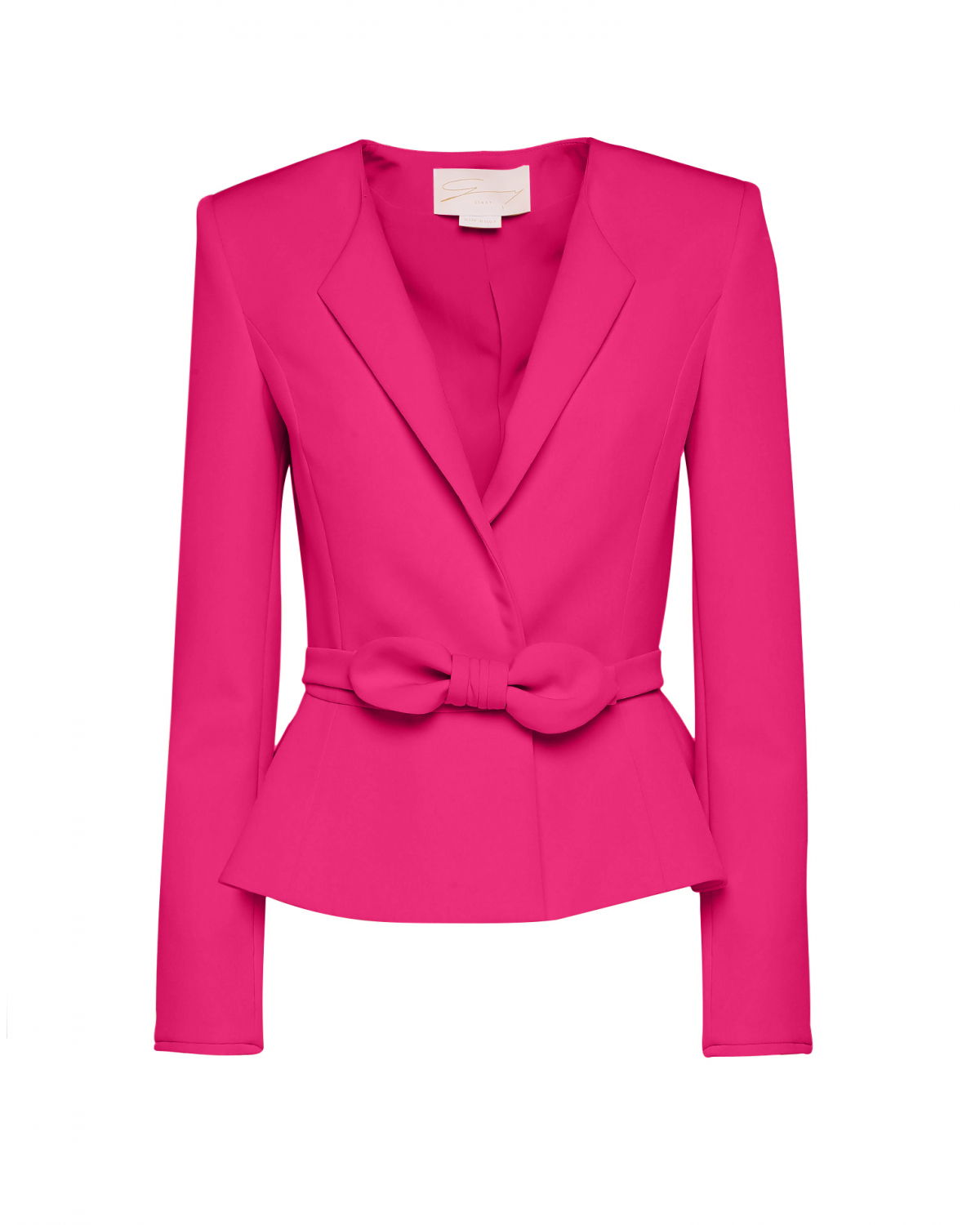 Fuchsia jacket with front bow | -60%, OUTLET | Genny