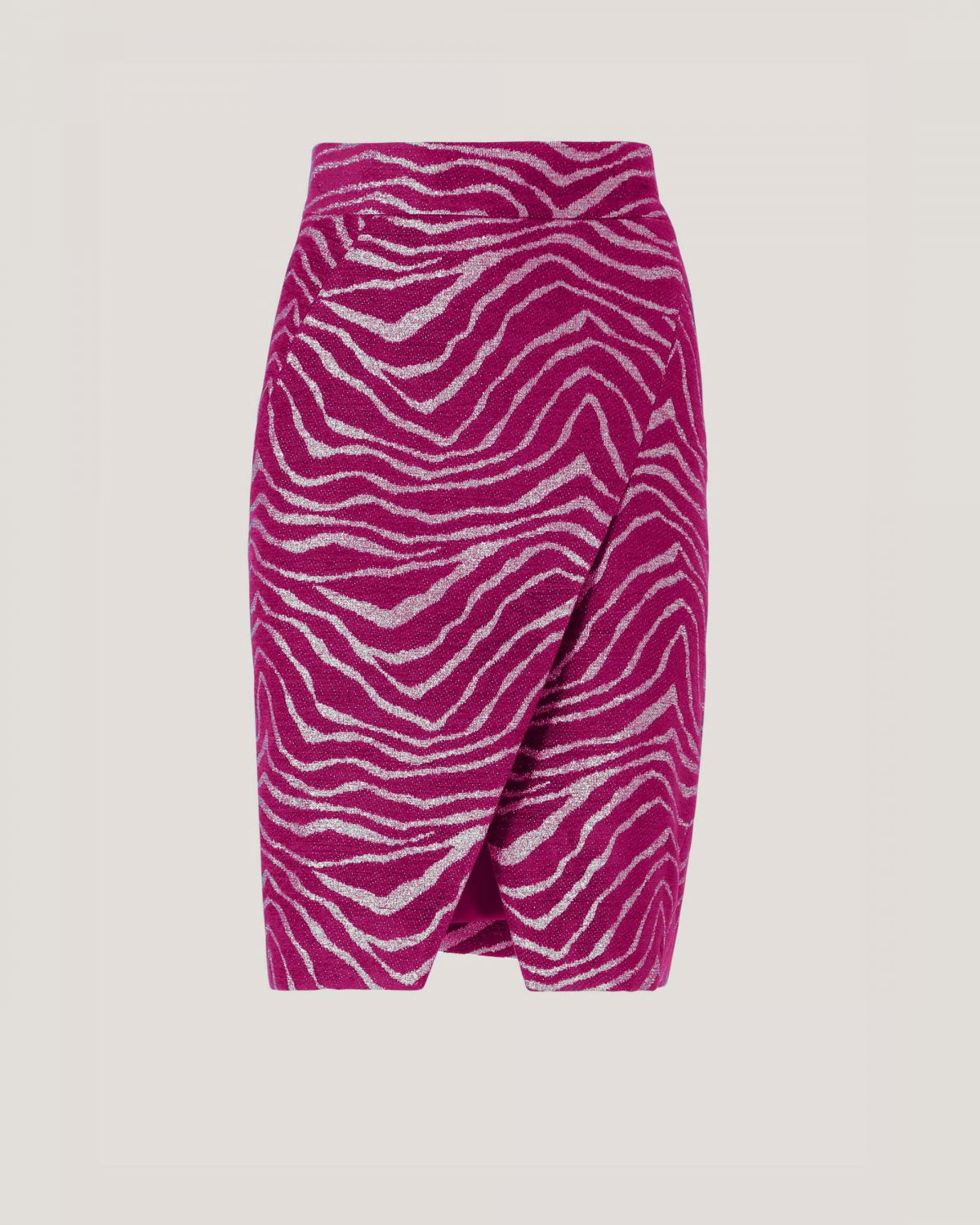 Sheath fuchsia animalier skirt | hide_category | Genny