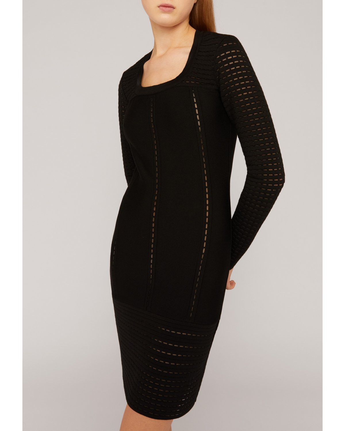Sheath dress with iconic embroideries | 73_74, Iconic Capsule Collection, Cold weather wear | Genny