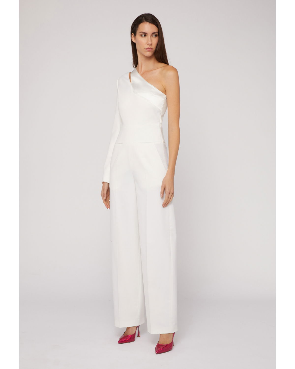 Cocktail one-shoulder jumpsuit with cut out | hide_category | Genny