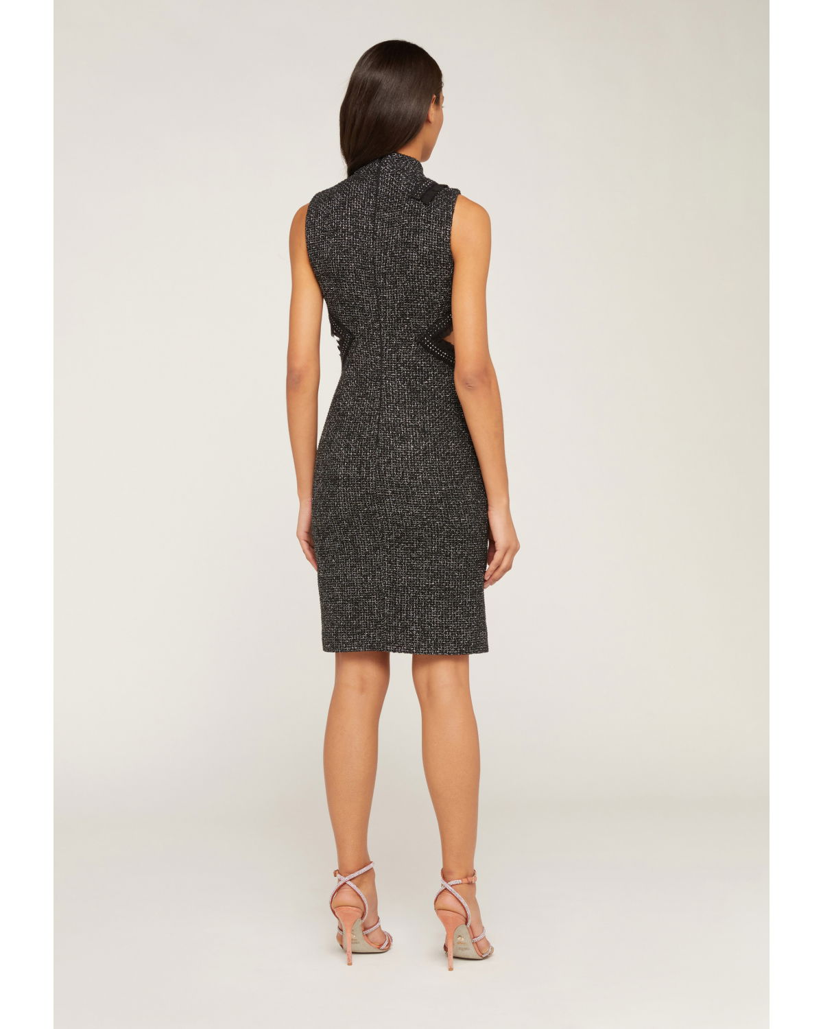 Jacquard dress with cut-out | hide_category | Genny