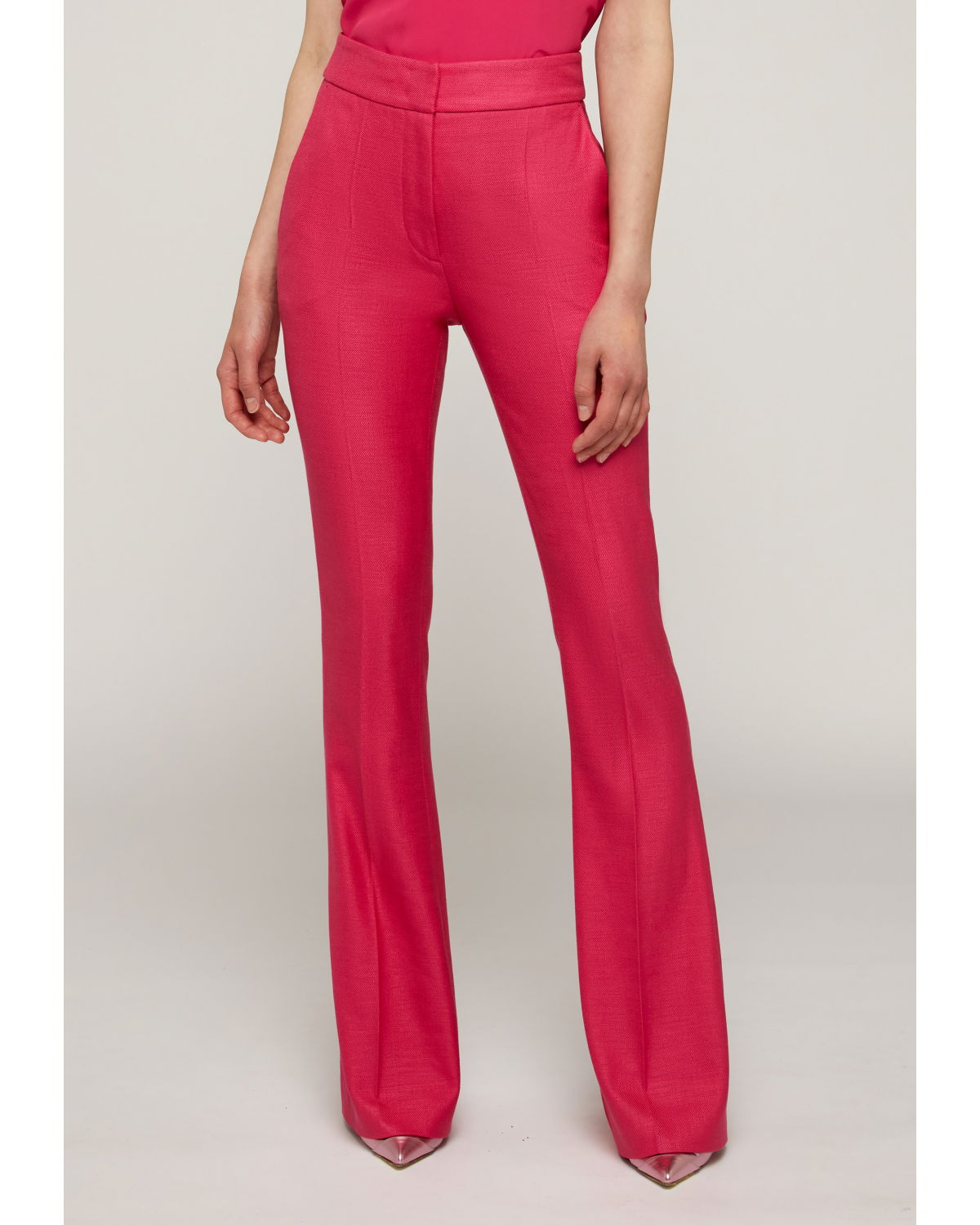 Tailored fuchsia pants | hide_category | Genny