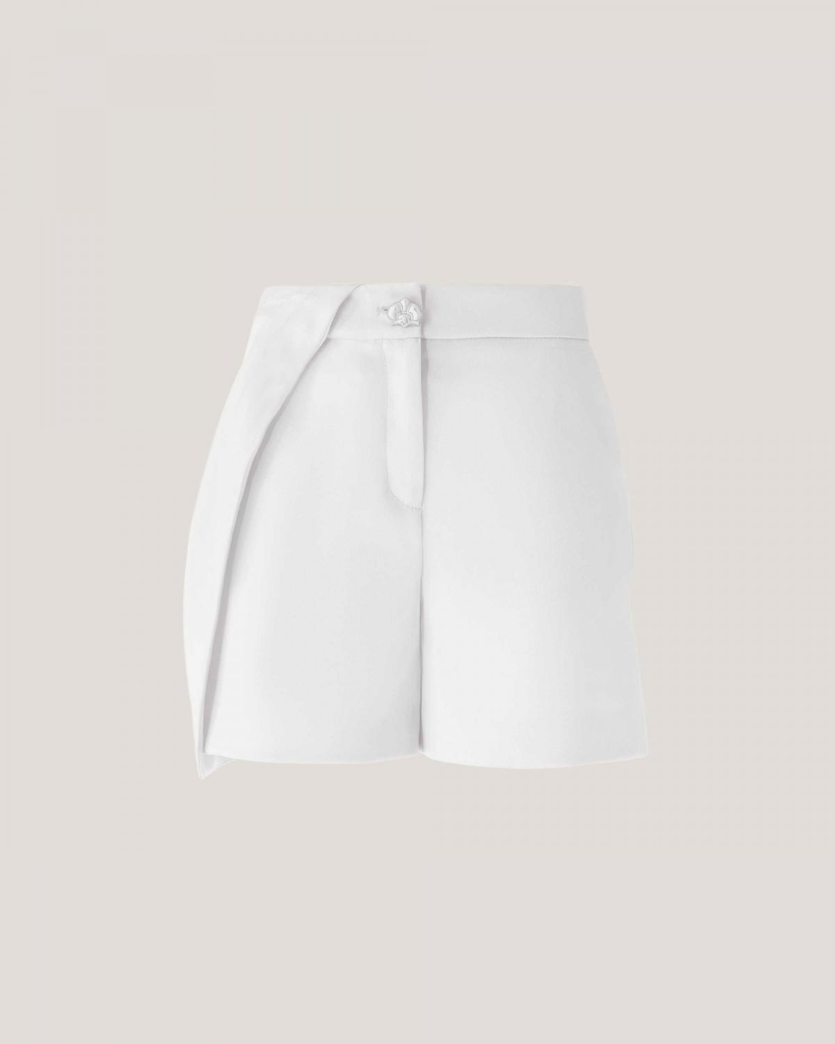 Satin shorts with drapery | hide_category | Genny