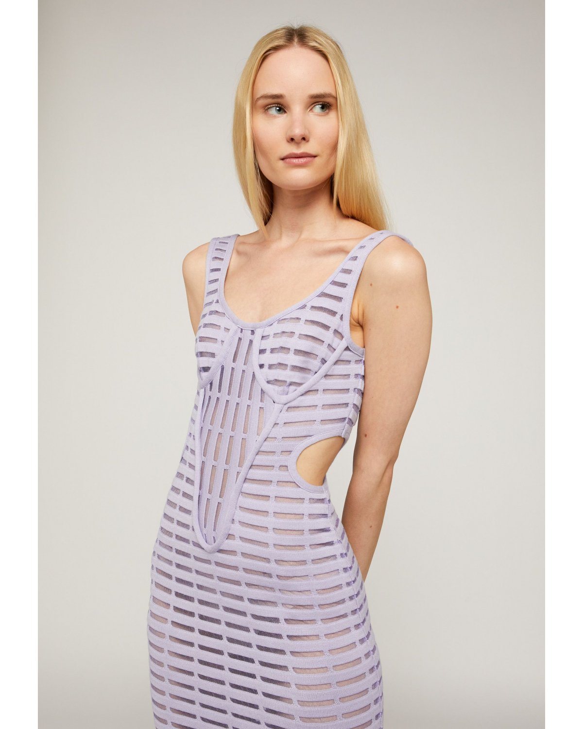 Iconic dress with cut-out | Spring Summer 2023 Collection, 73_74, Cruise 2023 Collection, Warm weather wear, International women's day, Ready to Wear, Iconic Capsule Collection, Spring days | Genny