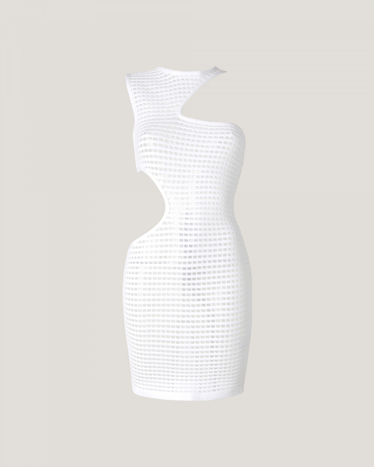 Asymmetrical iconic white dress | hide_category | Genny