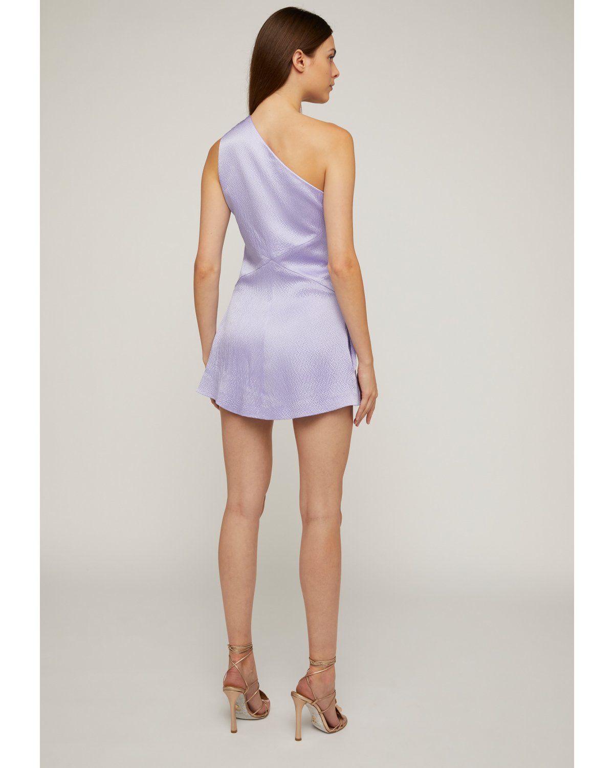 One-shoulder jumpsuit with orchid | Spring Summer 2023 Collection, 73_74, Cruise 2023 Collection, Warm weather wear, International women's day, Ready to Wear, Sale, Summer Sale, Mid season sale -40% | Genny