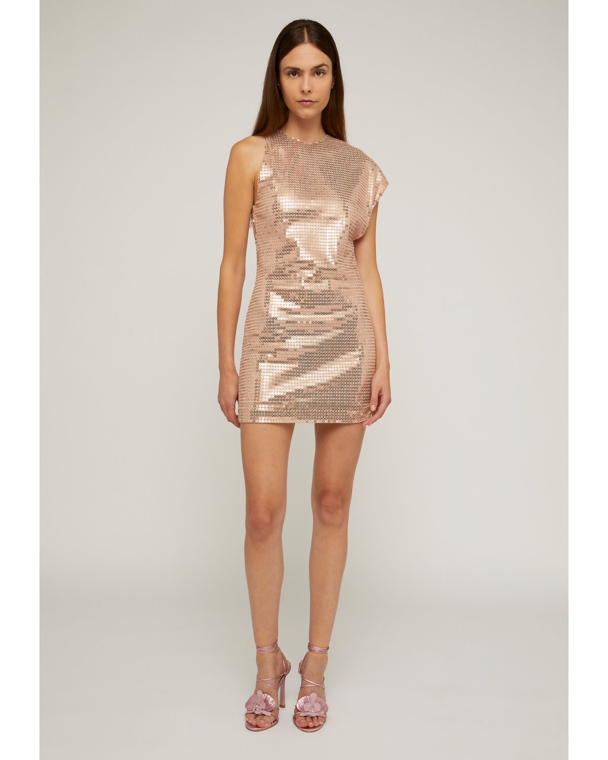 One-shoulder sequined minidress | Spring Summer 2023 Collection, 73_74, Cruise 2023 Collection, Sale, Mid season sale -40%, Summer Sale | Genny