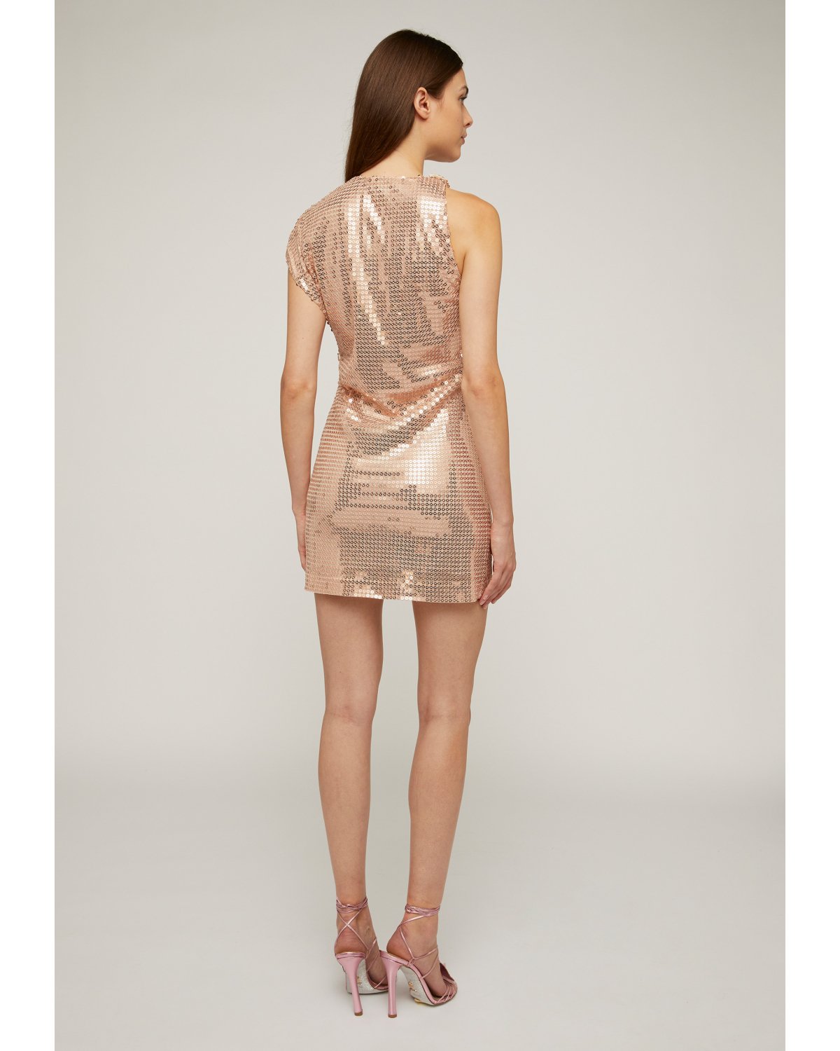 One-shoulder sequined minidress | Spring Summer 2023 Collection, 73_74, Cruise 2023 Collection, Sale, Mid season sale -40%, Summer Sale | Genny