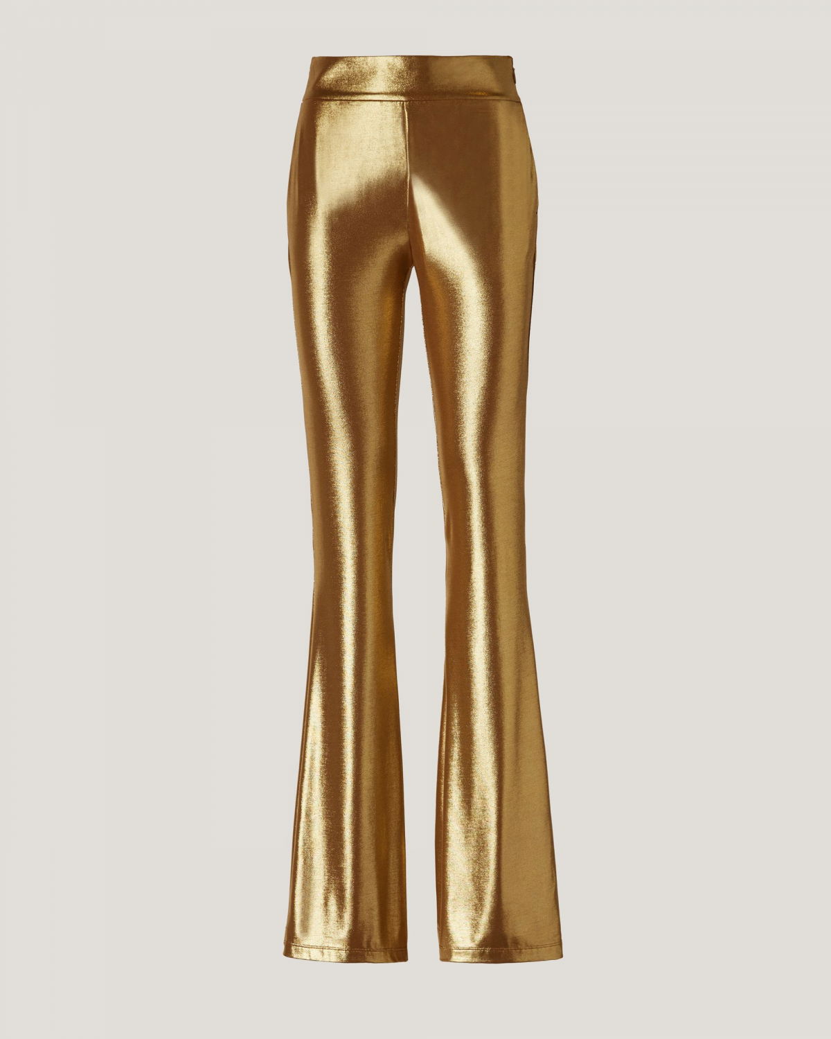 Laminated gold pants | hide_category | Genny
