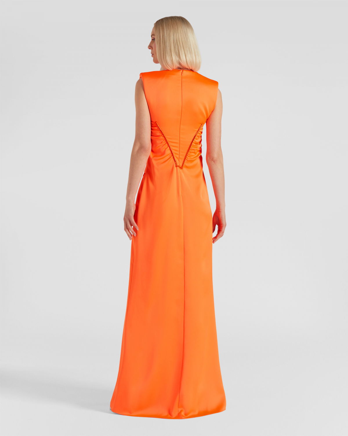 Evening gown with front cut-out | hide_category | Genny
