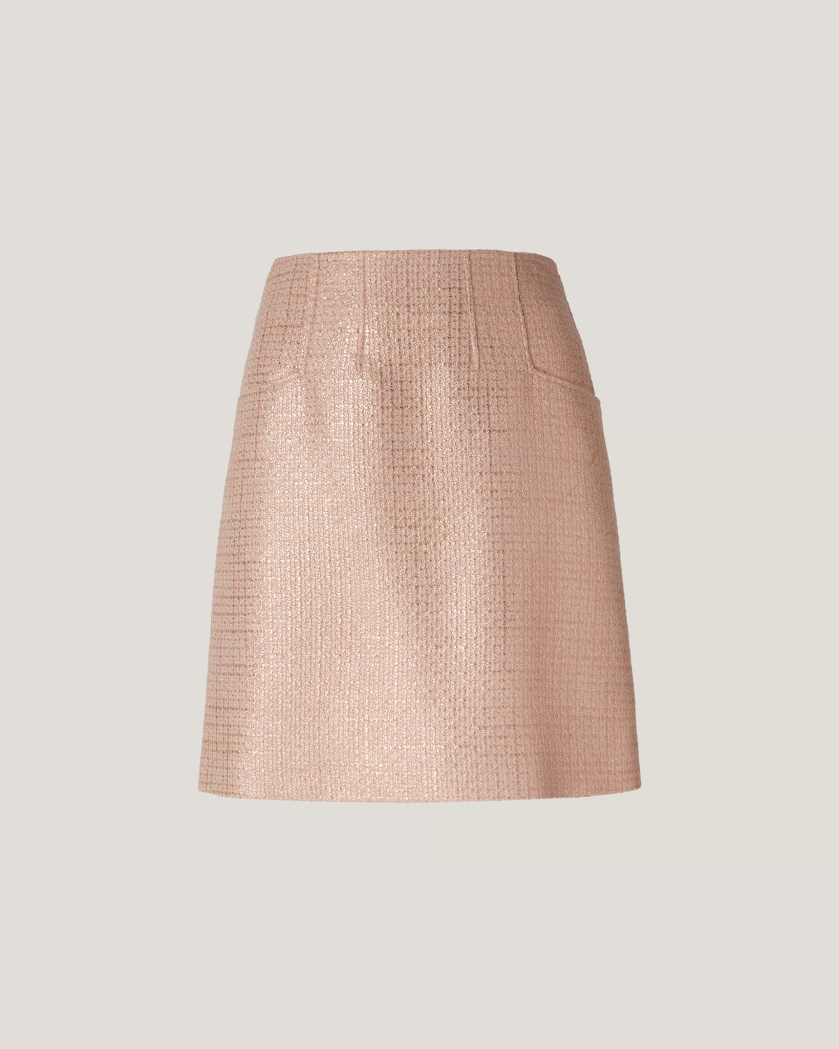 Tweed laminated mini skirt | PRE-FALL Collection 2023, Fall Winter 2023-24, Skirts & Trousers, Skirt | Genny