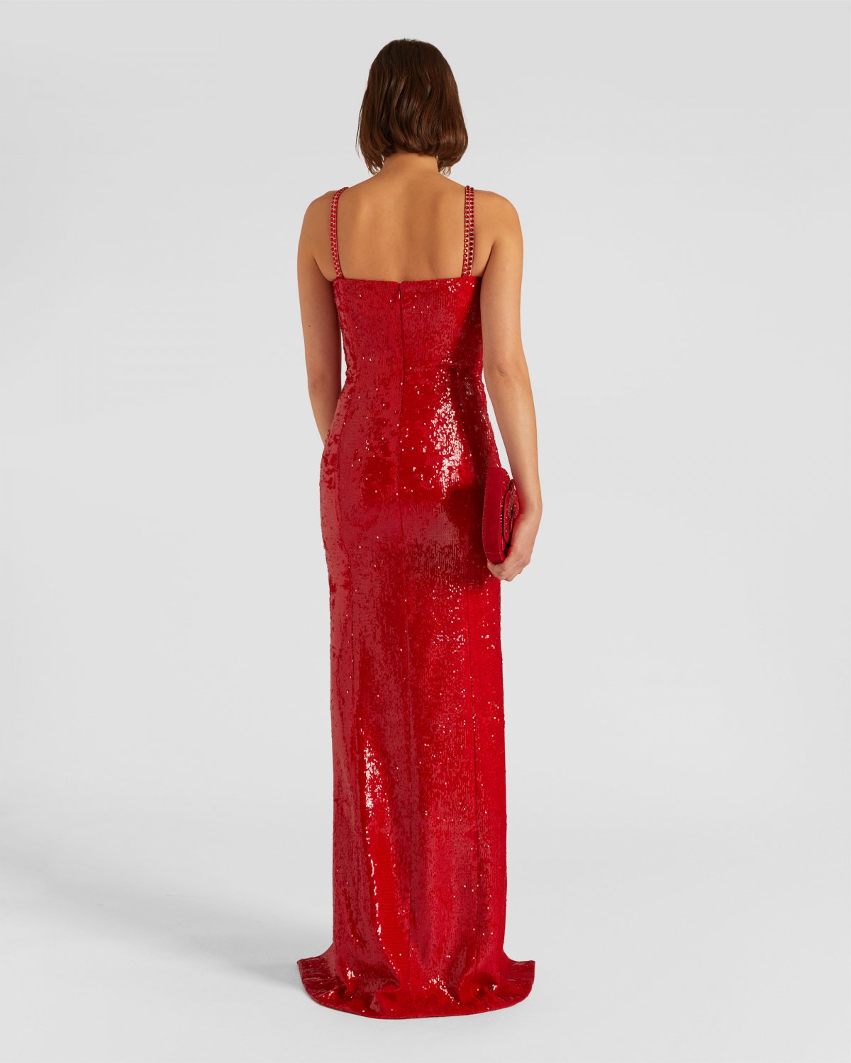 Dress with rhinestoned straps | Dresses & Jumpsuits, PRE-FALL Collection 2023, Evening and Cocktail dresses, New Collection 2023-24, Ceremony dresses | Genny